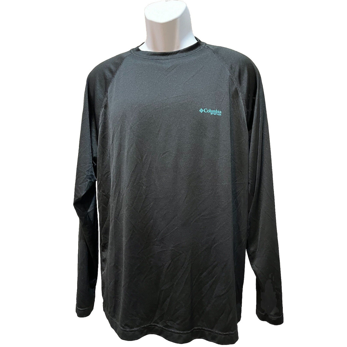 Columbia Sportswear Men's Black Terminal Tackle Shirt Size Medium Fishing Hunt