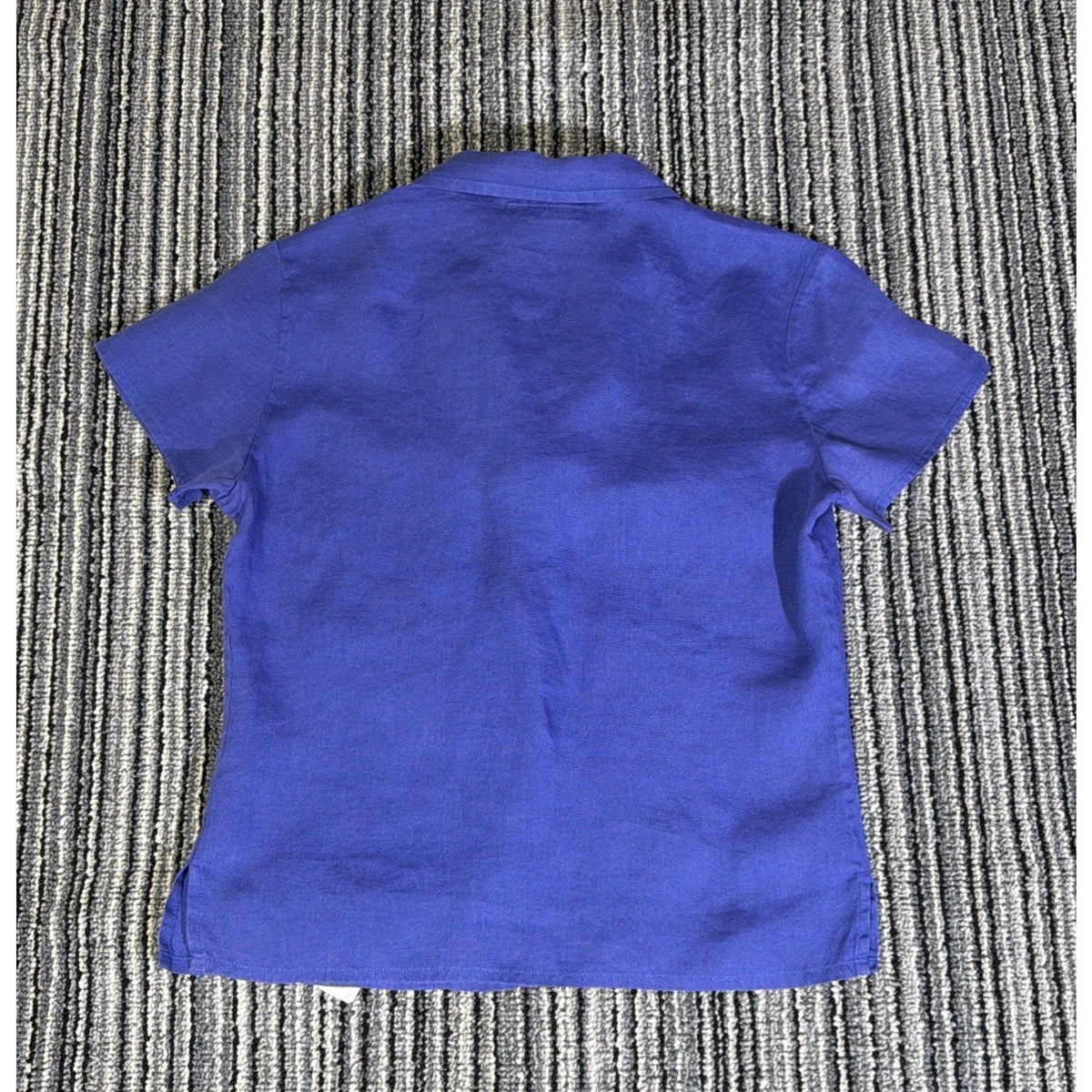 Vintage 90s Harold’s Women’s 8 Shirt 100% Linen Button Down Short Sleeve NWT