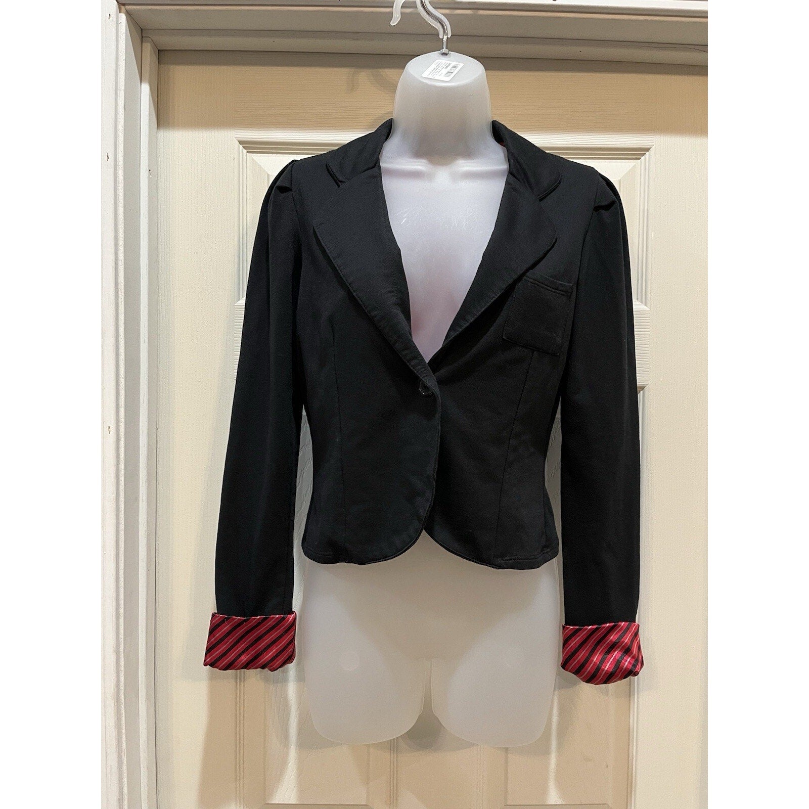 NWT L8ter Black Cropped Women’s Blazer Size M