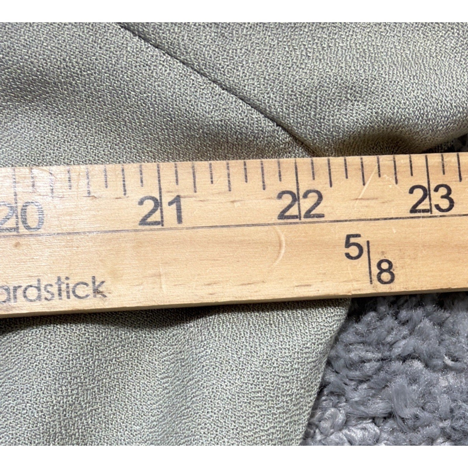 Maurices Top Womens XL Green V-Neck Peplum Tie Waist Boho Peasant