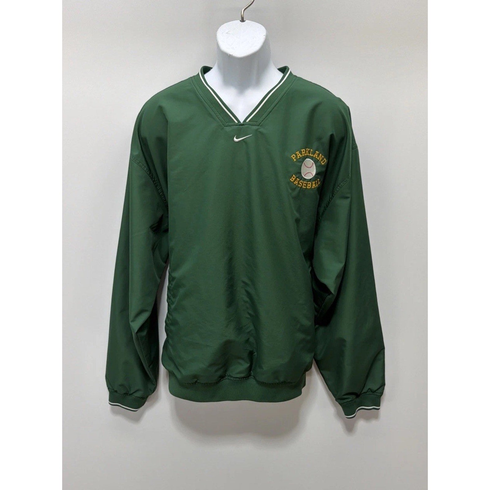 Parkland Baseball Team NIKE V Neck pullover Lined Jacket XL