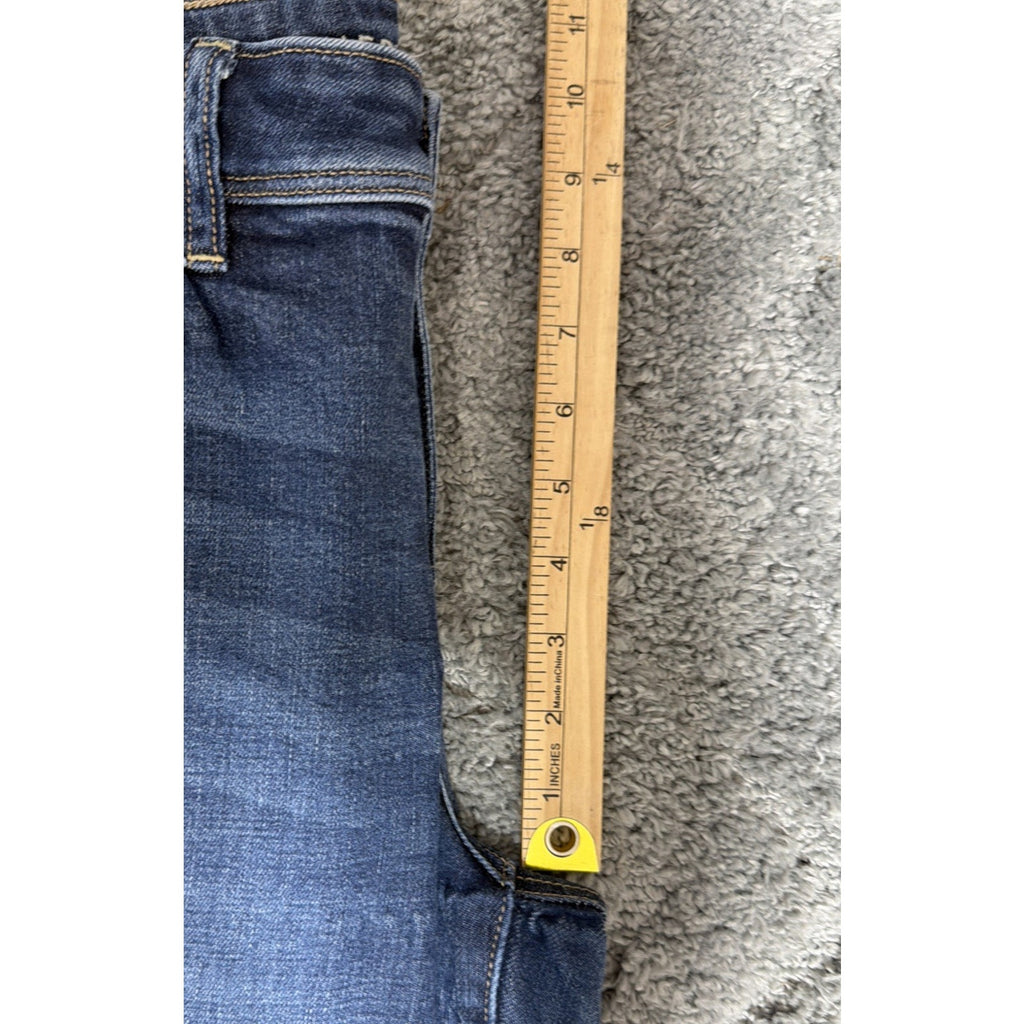 American Eagle Women's Jeans 10 Super Stretch Kick Boot Blue Denim