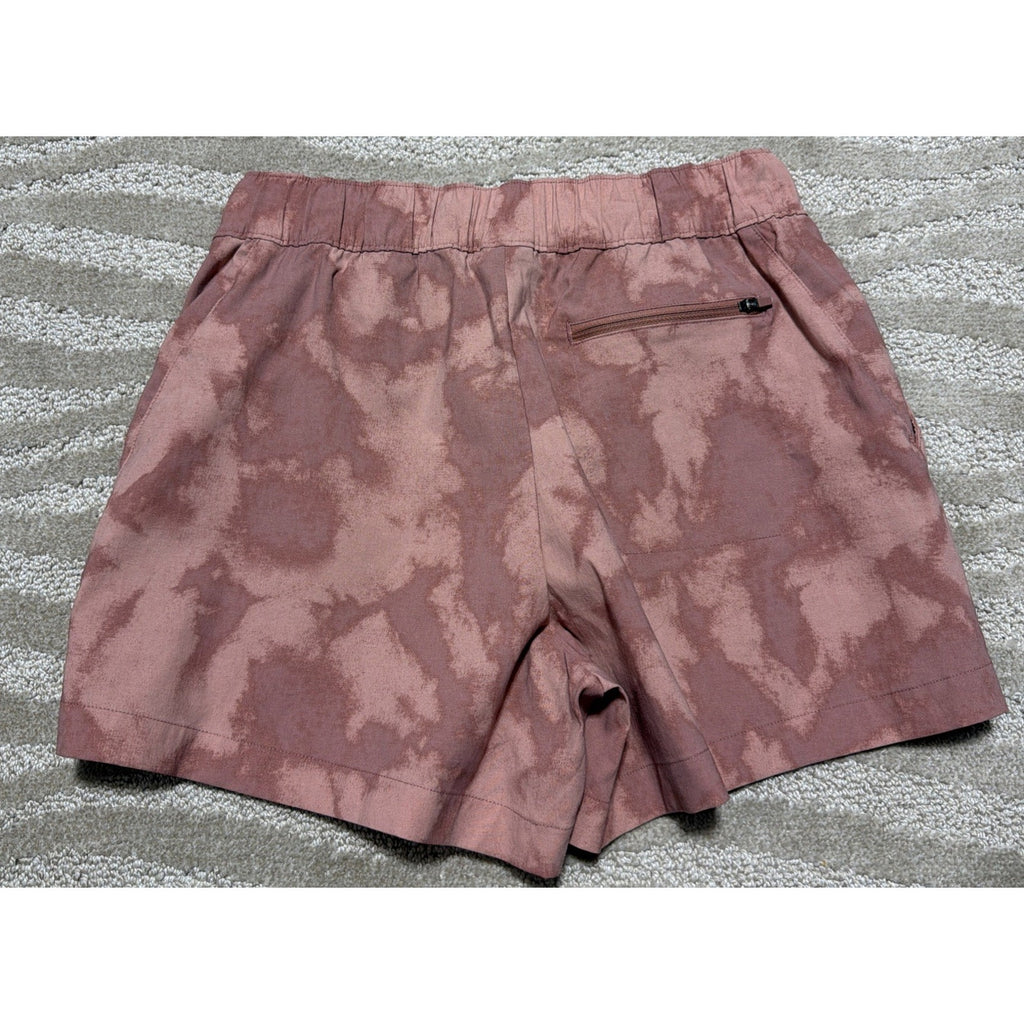 North Face Rose Dye-print Class V Hiking Athletic Shorts Womens Small