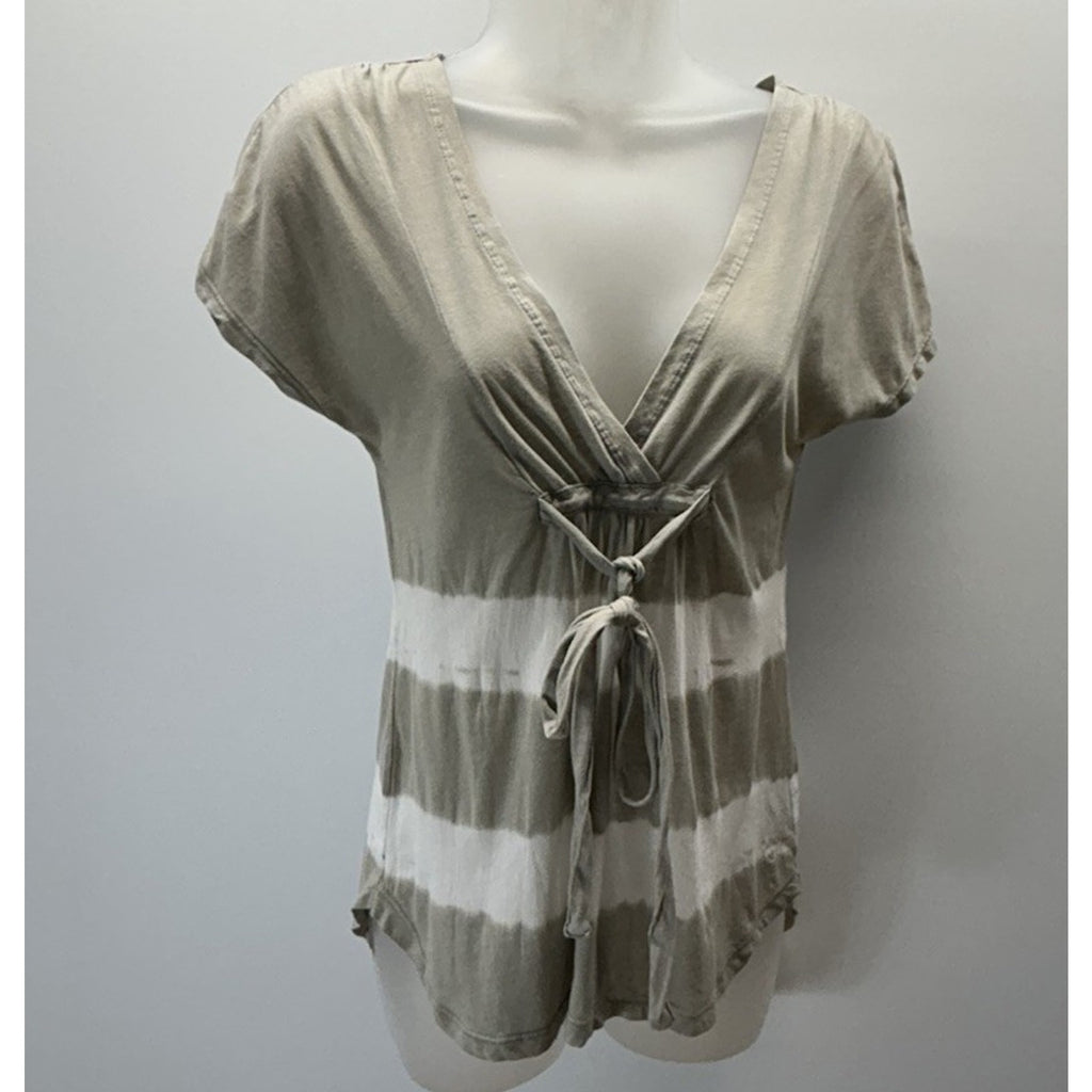 American Eagle Soft & Sexy Top Sz S/P Tie-dye Blouse Shirt short sleeve.