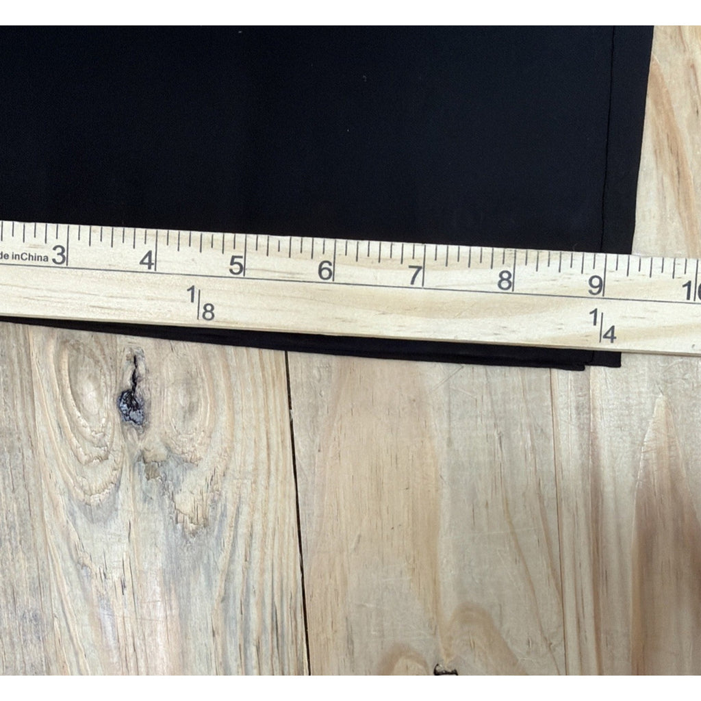 CHICO'S 1 / Size 8 Chino style Pull On Wide Leg Dress Career Pants in Black