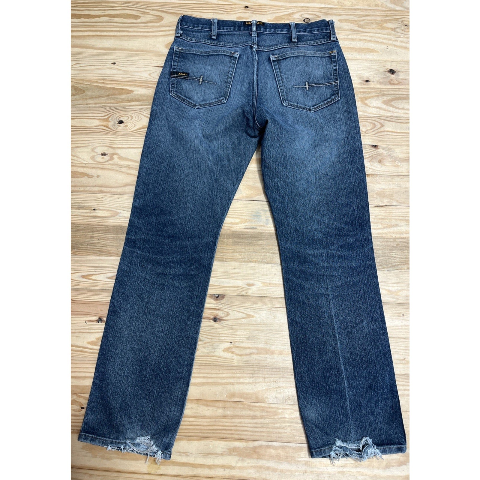 Ariat Rebar Jeans Men's Size 32x34 M5 Straight Fit Straight Leg Medium Wash Work
