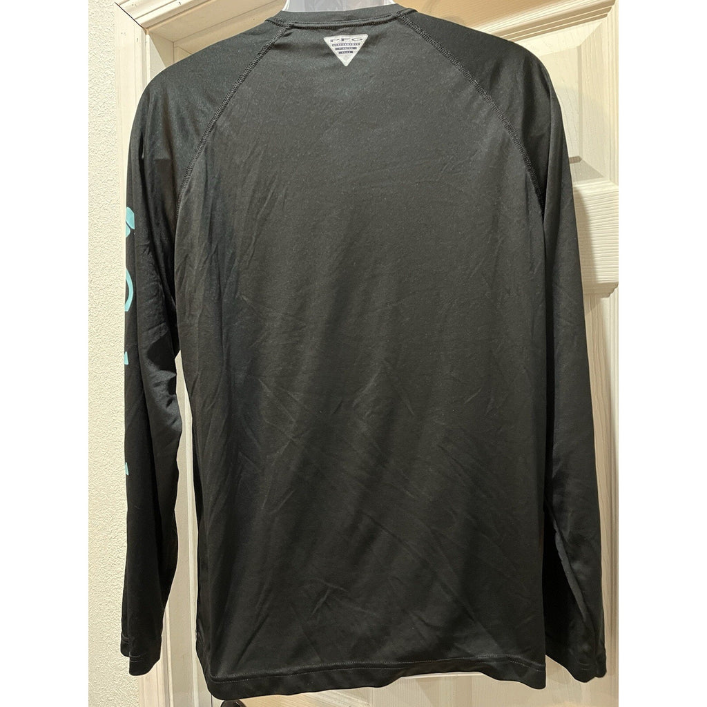 Columbia Sportswear Men's Black Terminal Tackle Shirt Size Medium Fishing Hunt