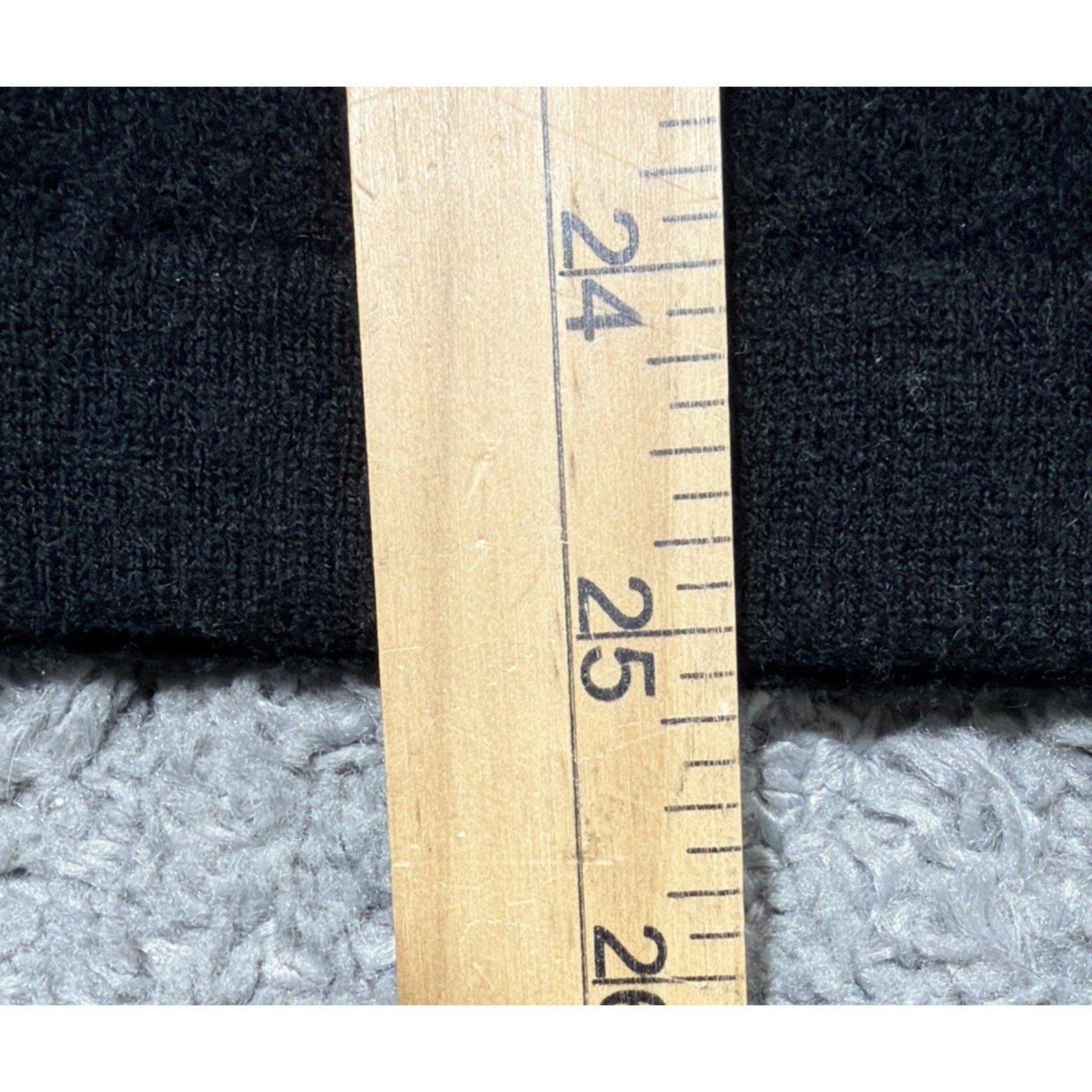 Impermeable Platinum Sweater Mens Medium Black Cashmere Wool Quarter Zip Striped