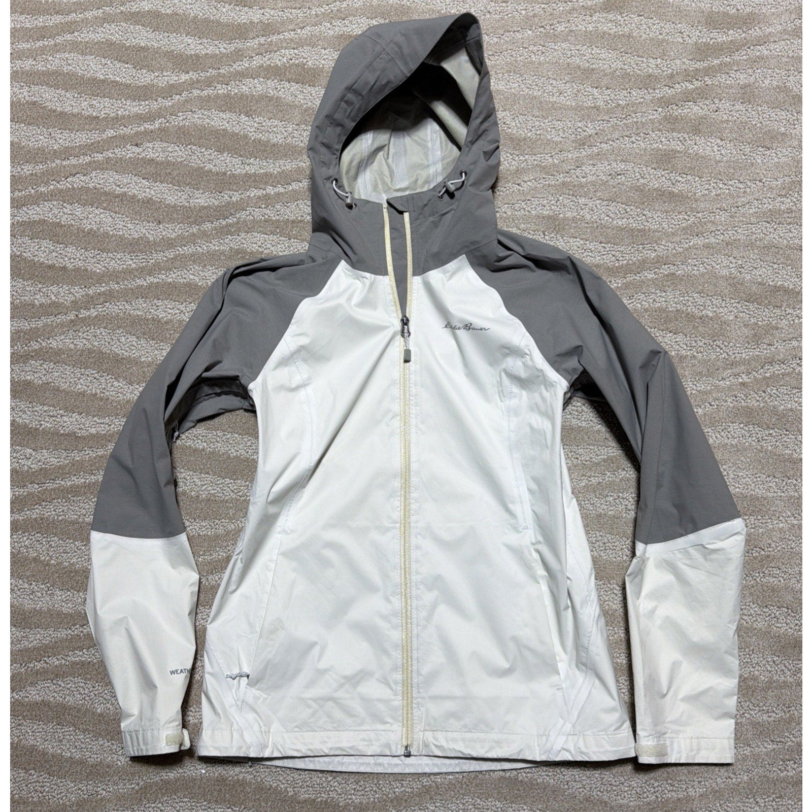 Eddie Bauer WeatherEdge Hooded Waterproof Wind Jacket Size Women’s XS