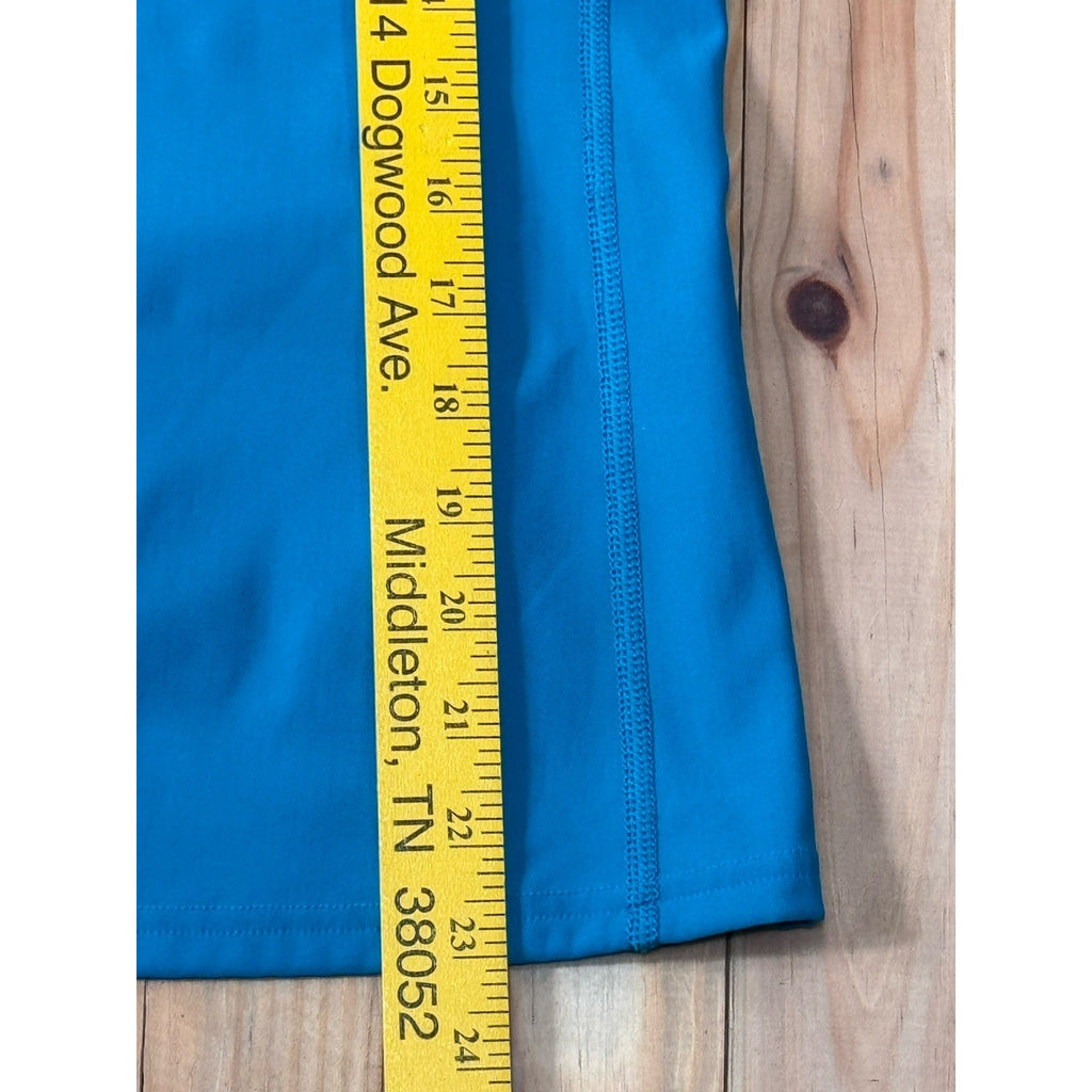 WOMEN'S Reebok Play Dry Long Sleeve V Neck Teal Active Top Size Small