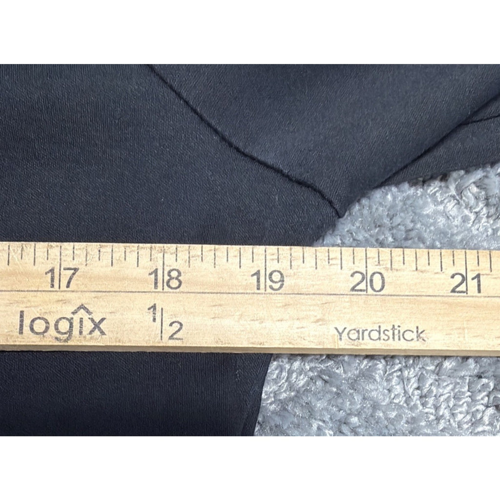 MENS SIZE MEDIUM BANANA REPUBLIC LUXE TOUCH PERFORMANCE L/S T SHIRT BLACK