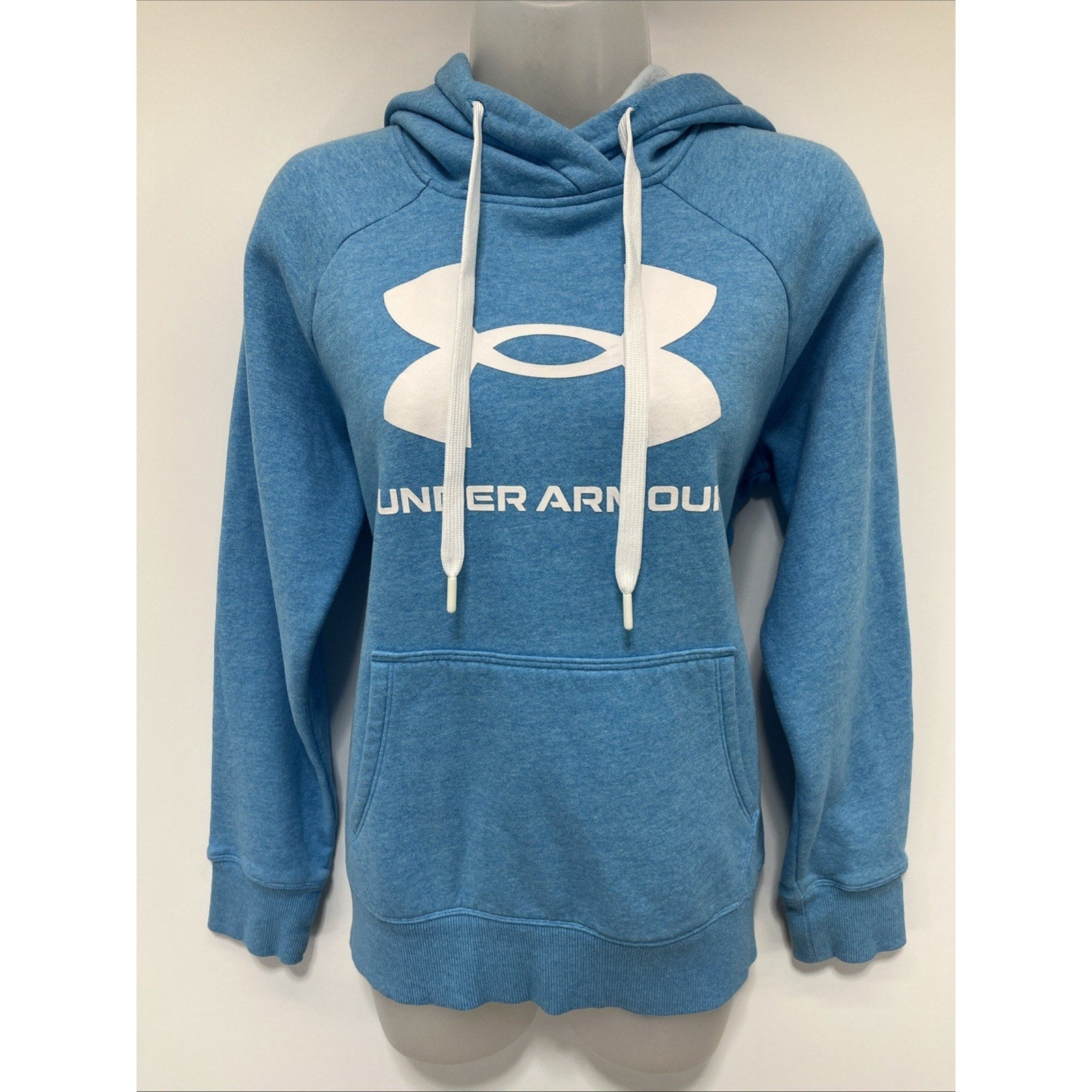 Under Armour Women's Rival Fleece Logo Hoodie Blue Size Small