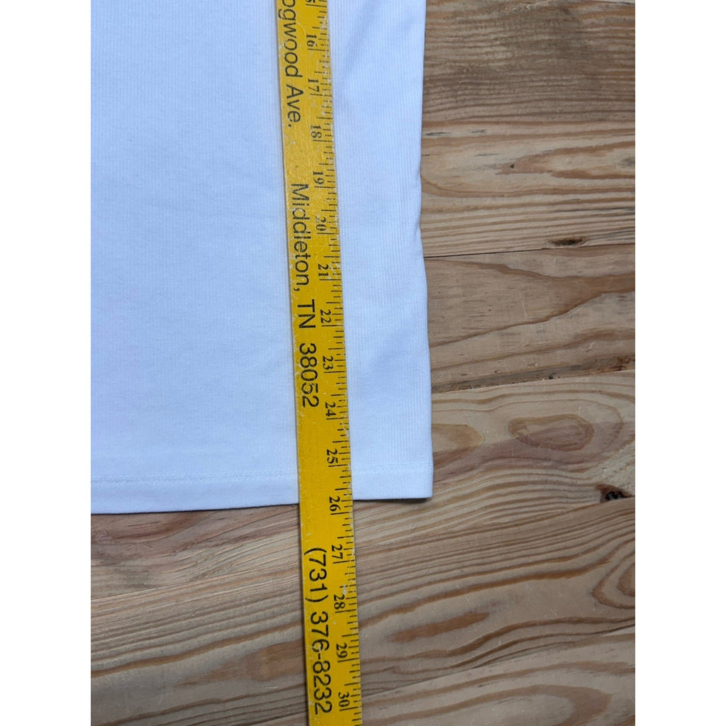 Old Navy Women’s Ribbed XL Sleeveless First Layer Tank Top White NWT