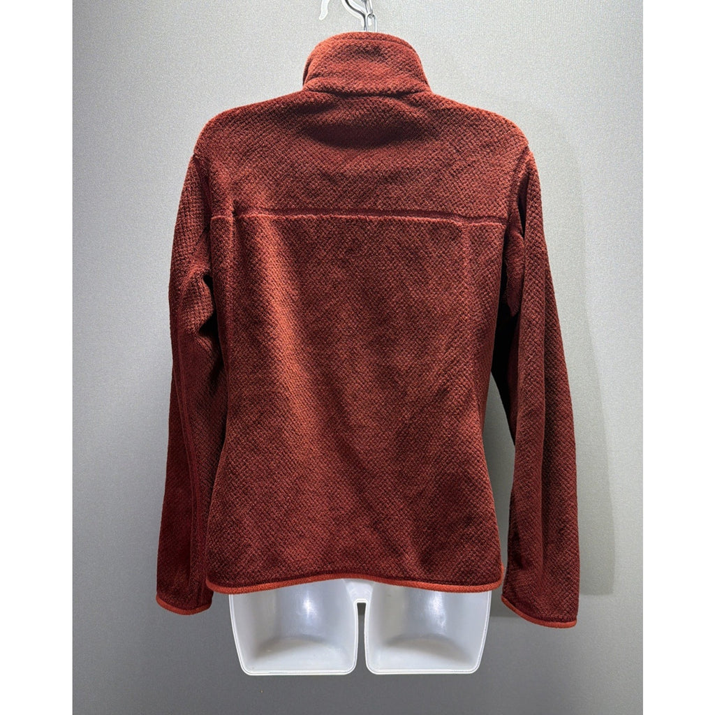 Patagonia Jacket Womens M Red Polartec Re Tool Snap Fleece Pullover Sweater M