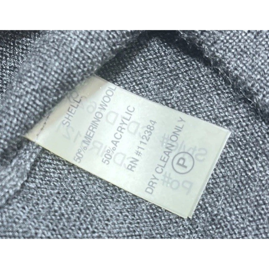 Calvin Klein Gray Merino Wool Blend Short Sleeve Sweater Dress Size S NWT