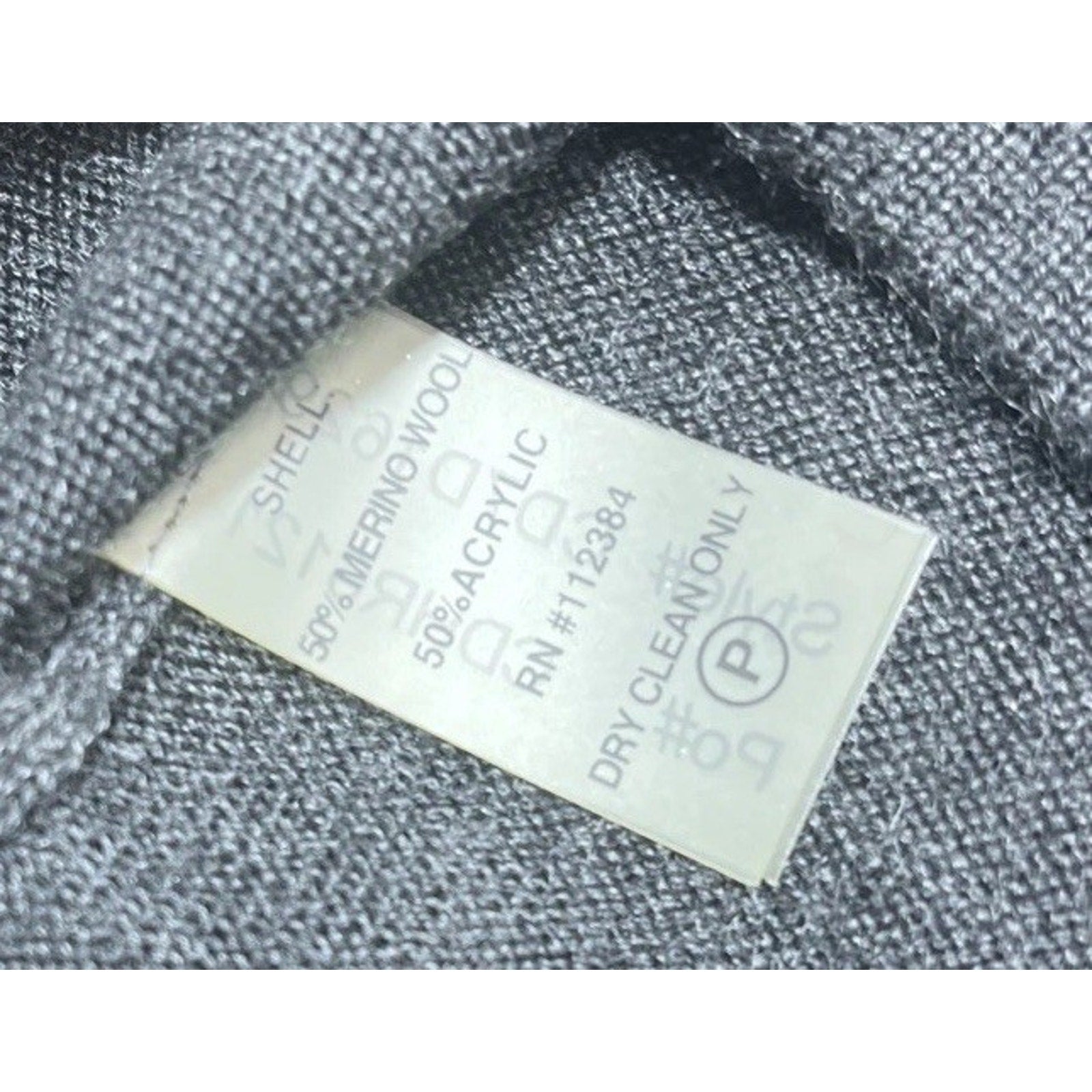 Calvin Klein Gray Merino Wool Blend Short Sleeve Sweater Dress Size S NWT