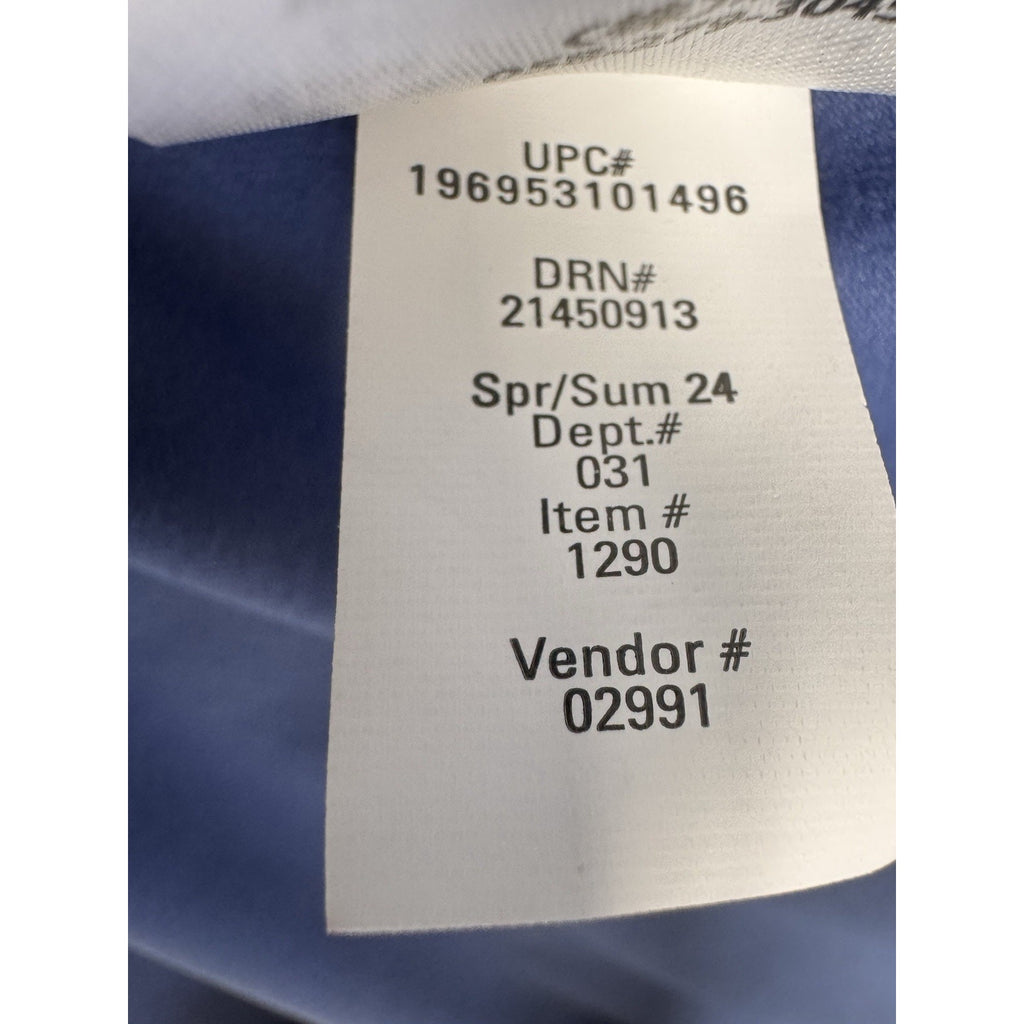 Eddie Bauer Aster Crossover Dress Women’s Large Blue Sleeveless Pocket New