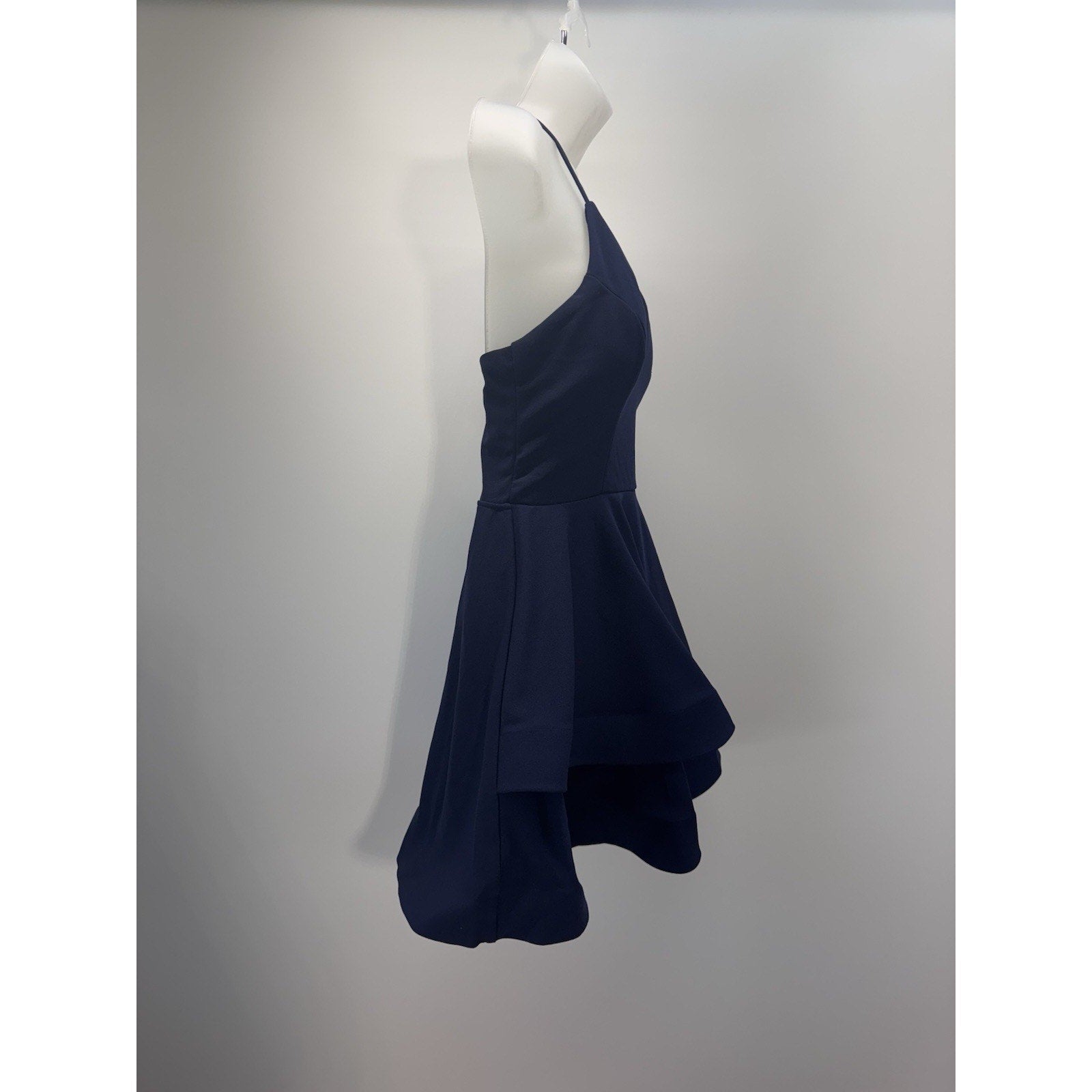 Windsor Isabella Lace-Up Back Skater Dress Navy Blue Junior’s Size 11 NWT