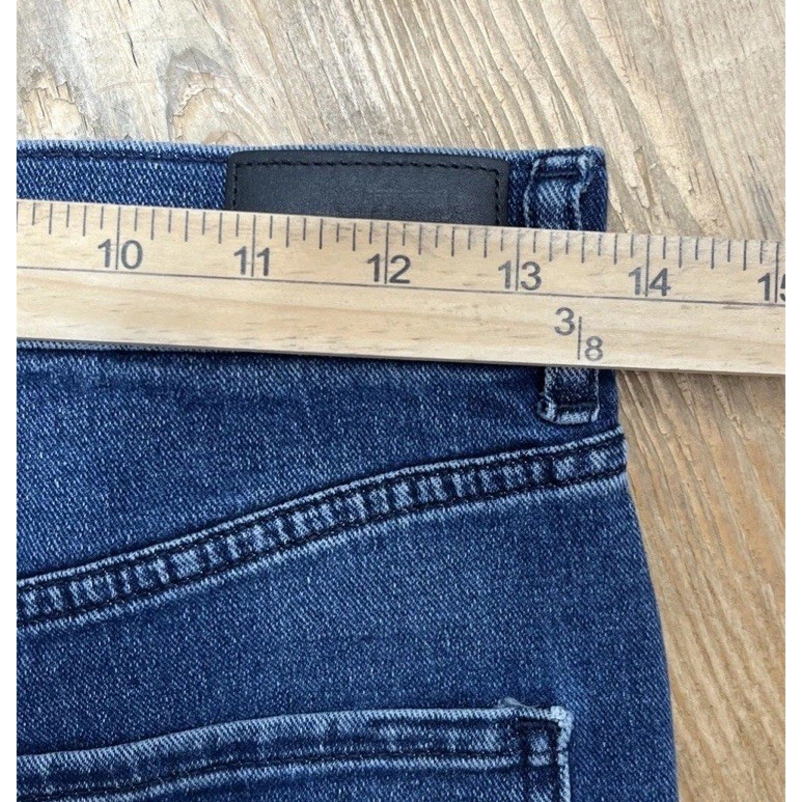 Express blue super high rise mom jeans Size 2 27x25