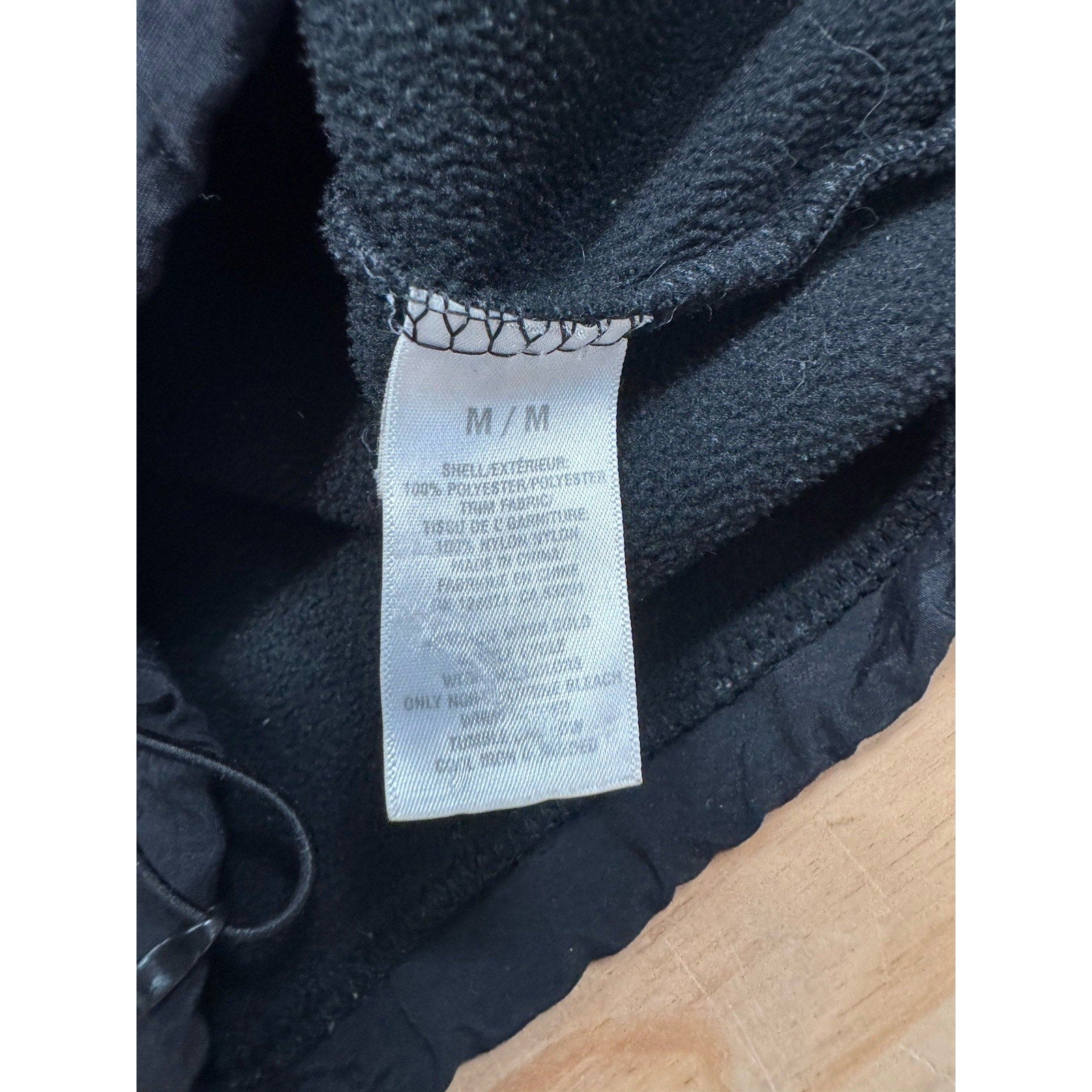 Aeropostale Black Fleece Full Zip Jacket Long Sleeve Women’s Size Medium