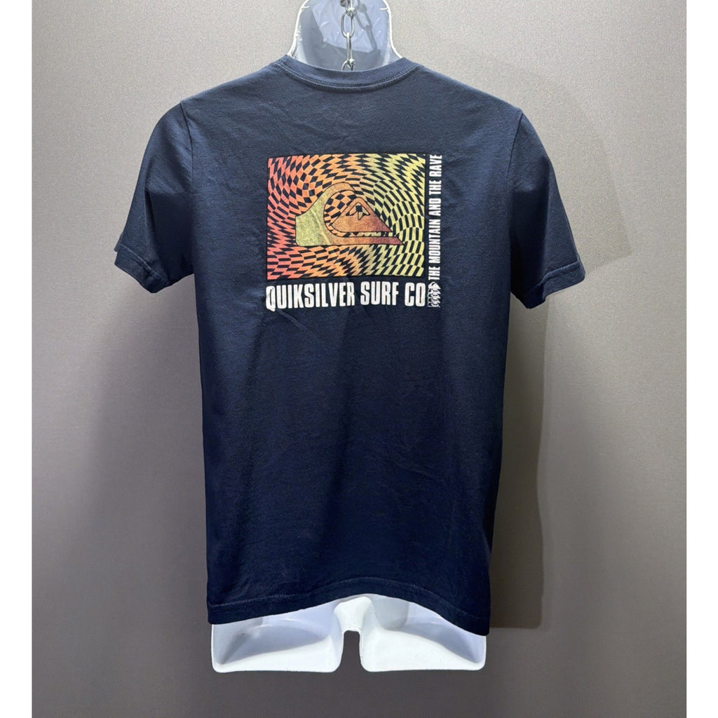 Quiksilver Men's Large Dark Blue T Shirt RAVE Edition