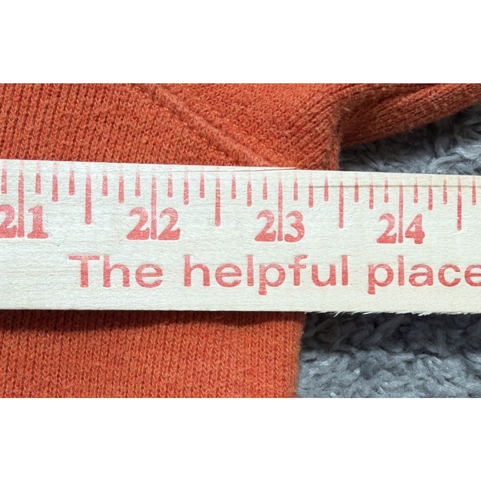 Polo Ralph Lauren Sweater Mens M Orange 1/4 Zip Mock Neck Ribbed Pullover