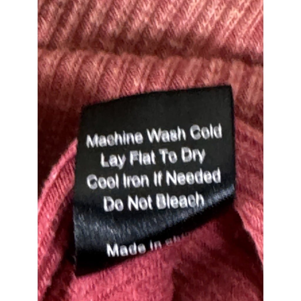 POL Women's Slim Fit Ribbed Tank Top Sleeveless Brass Buttons Rasberry Rose Sz S