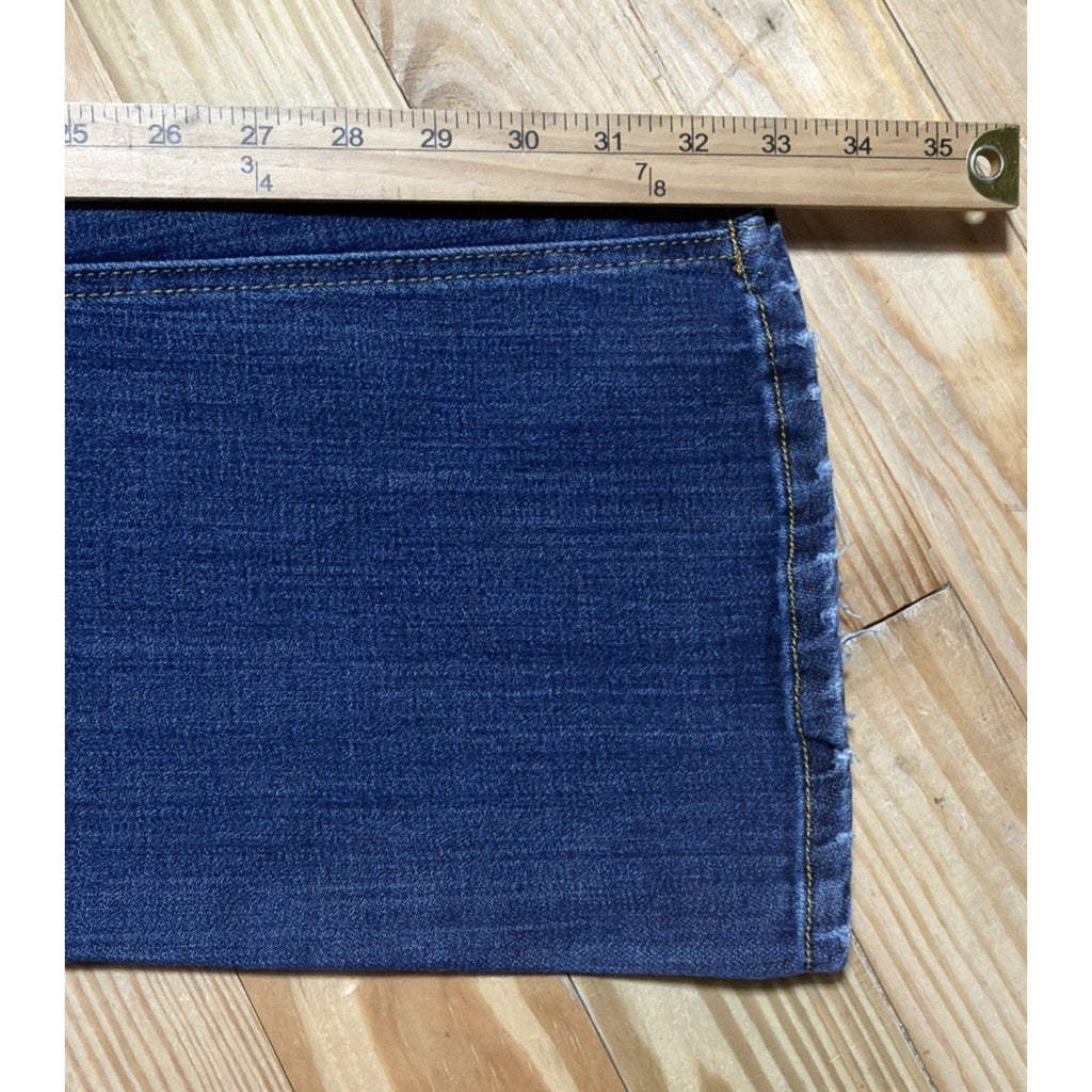 KanCan Mid-Rise Flare Leg Dark Blue Stretch Jeans 3/25x33