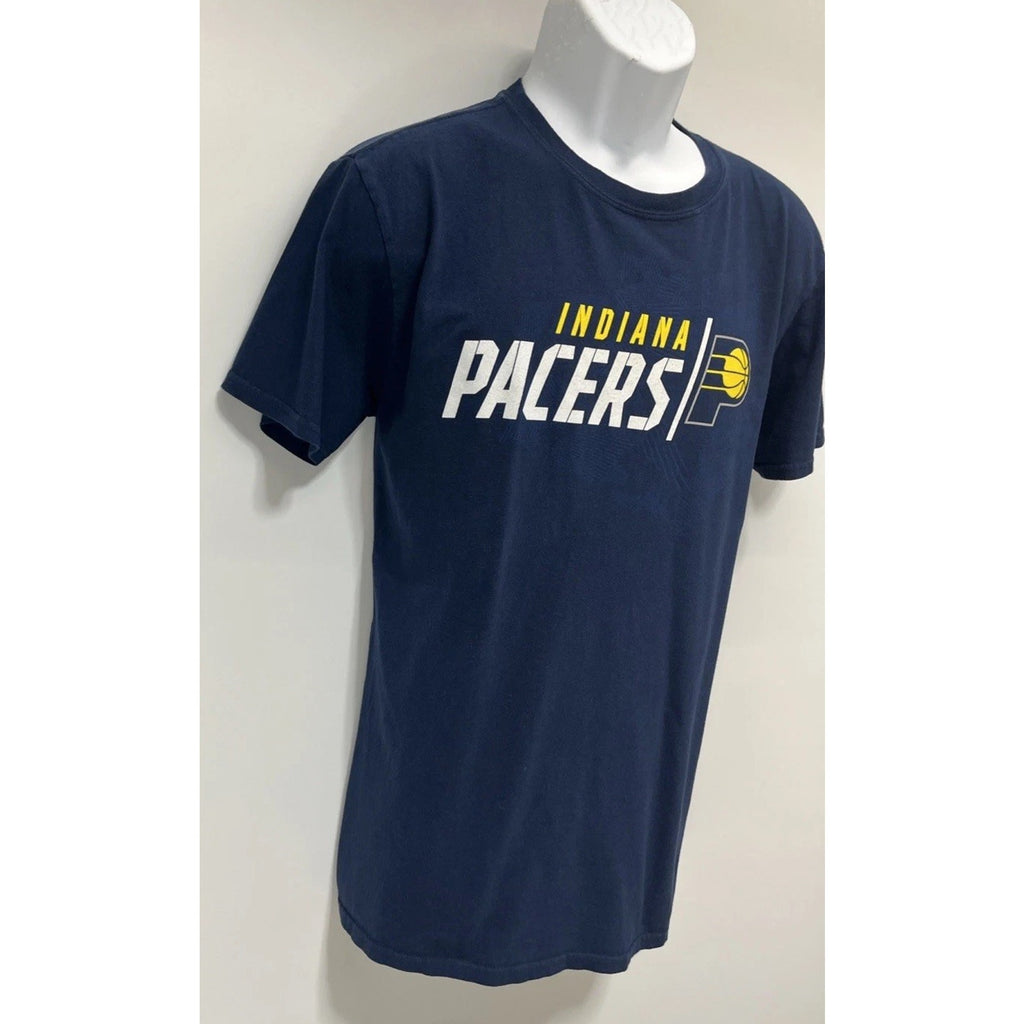 Indiana Pacers NBA Fanatics T Shirt Blue Adult Short Sleeve Tee Basketball Large