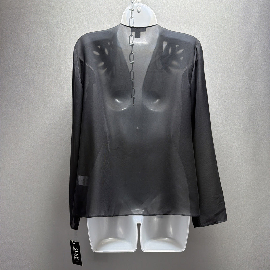 SLNY FASHIONS NEWYORK WOMENS EMBELLISHED TIERED JACKET For DRESS Black Sz 8 NWT