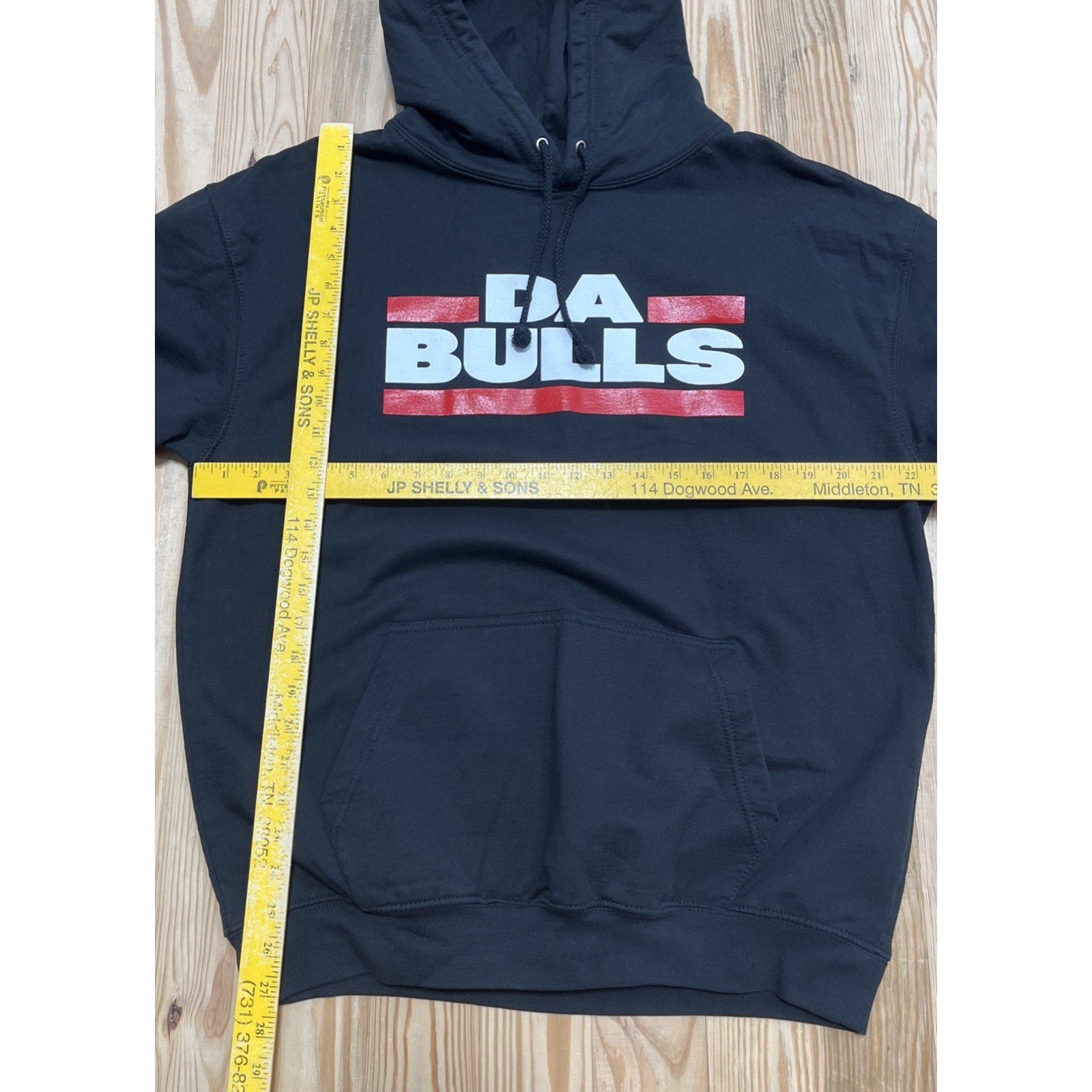 Men's Da Bulls Pullover Hoodie Chicago Sports Fan Athletic Basketball XL