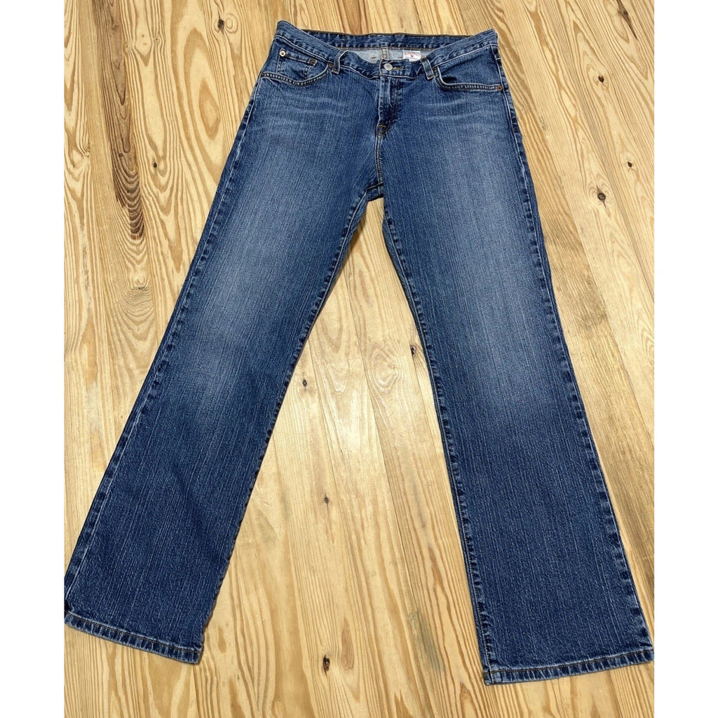 Lucky Brand Dungarees Jeans Size 31x32 Classic Fit Medium Wash Josie