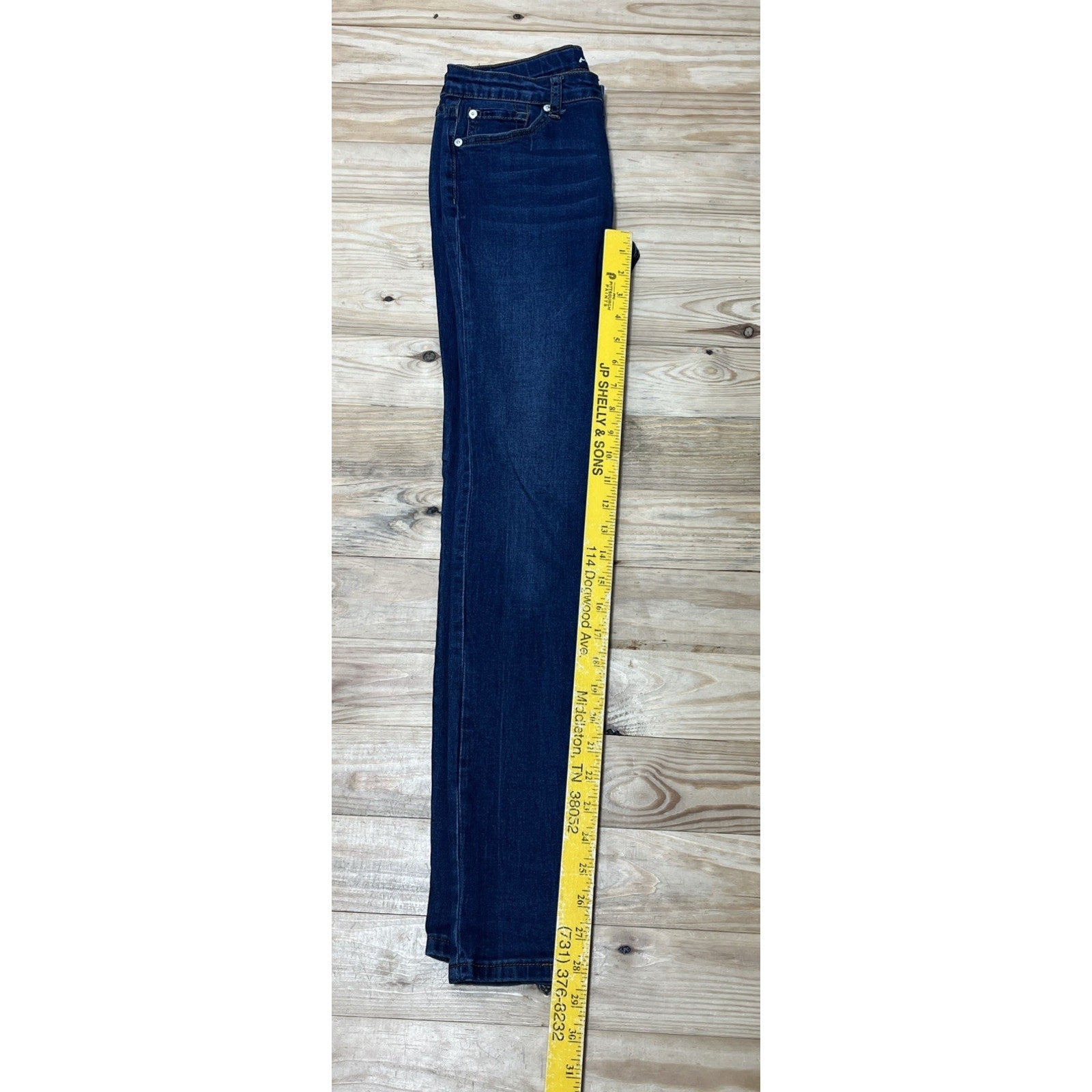 7 FOR ALL MANKIND THE SKINNY WOMENS DESIGNER JEANS SIZE 25x28 EUC MID RISE