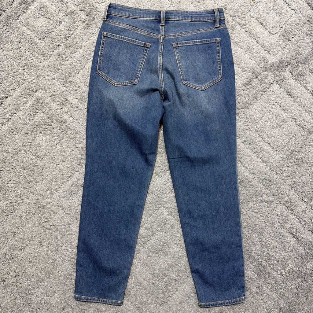 New OLD NAVY Women's Size 8 High Rise OG Straight Ankle Jeans 30x27