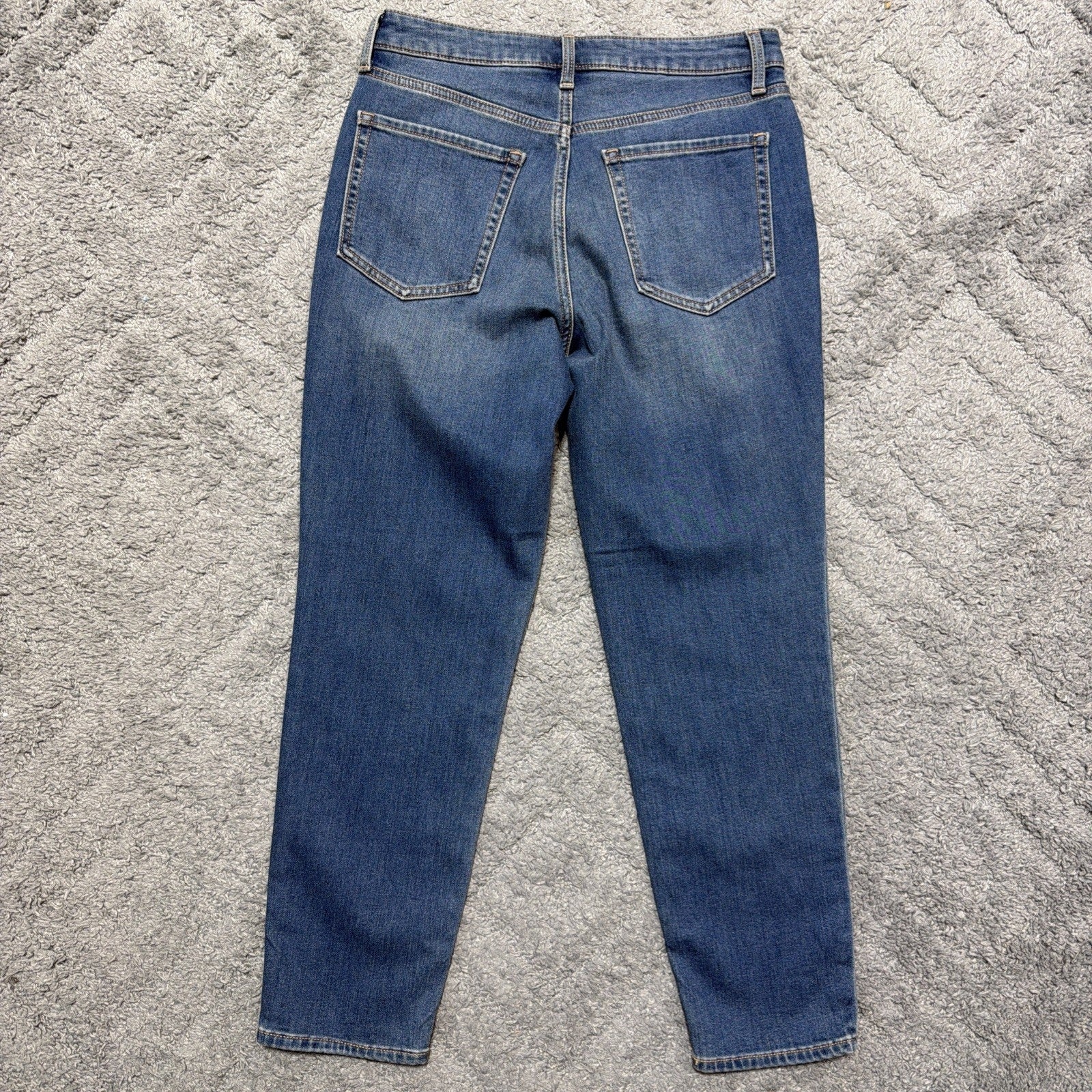 New OLD NAVY Women's Size 8 High Rise OG Straight Ankle Jeans 30x27