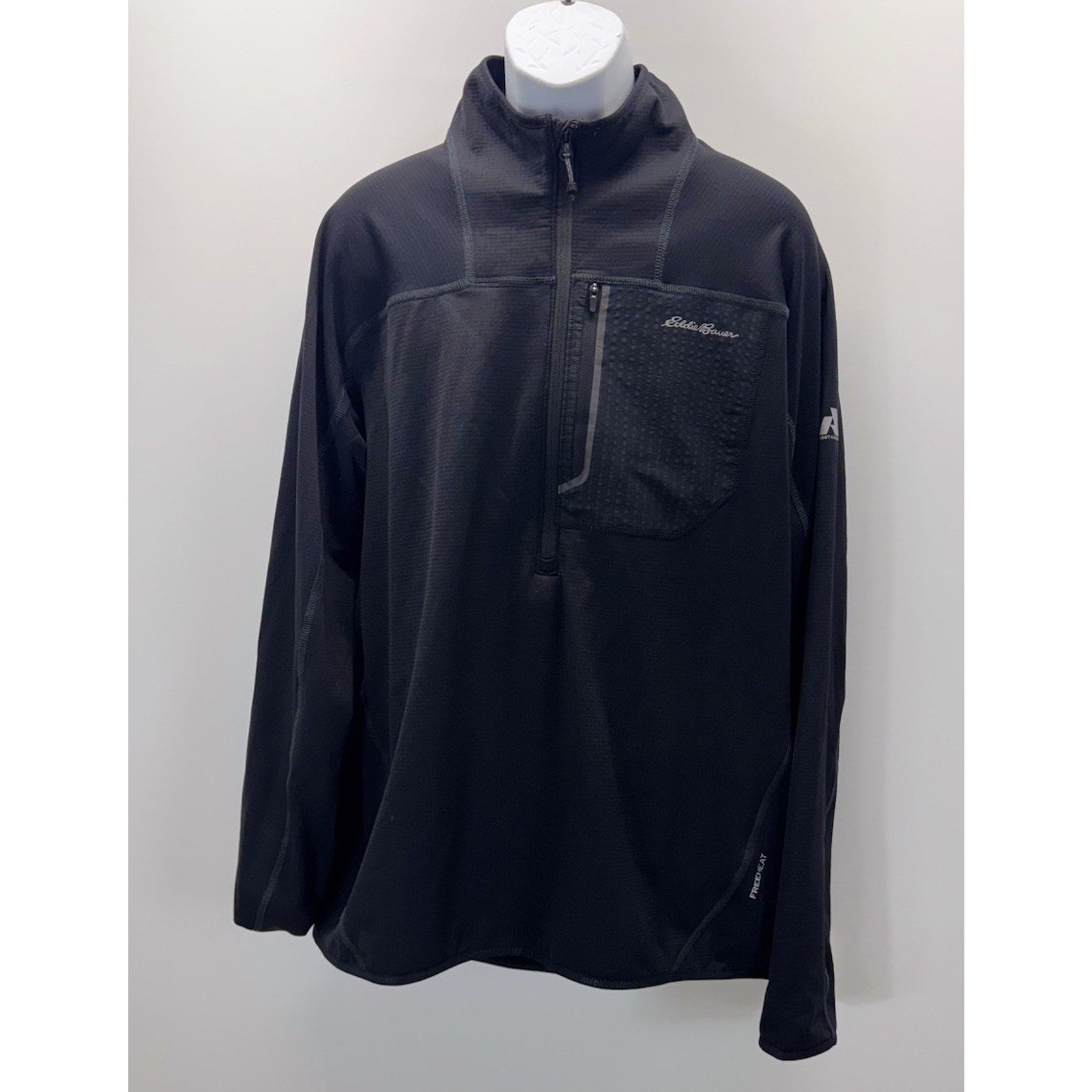NEW Eddie Bauer Jacket Mens XLT First Ascent High Route Grid Fleece Air Pullover