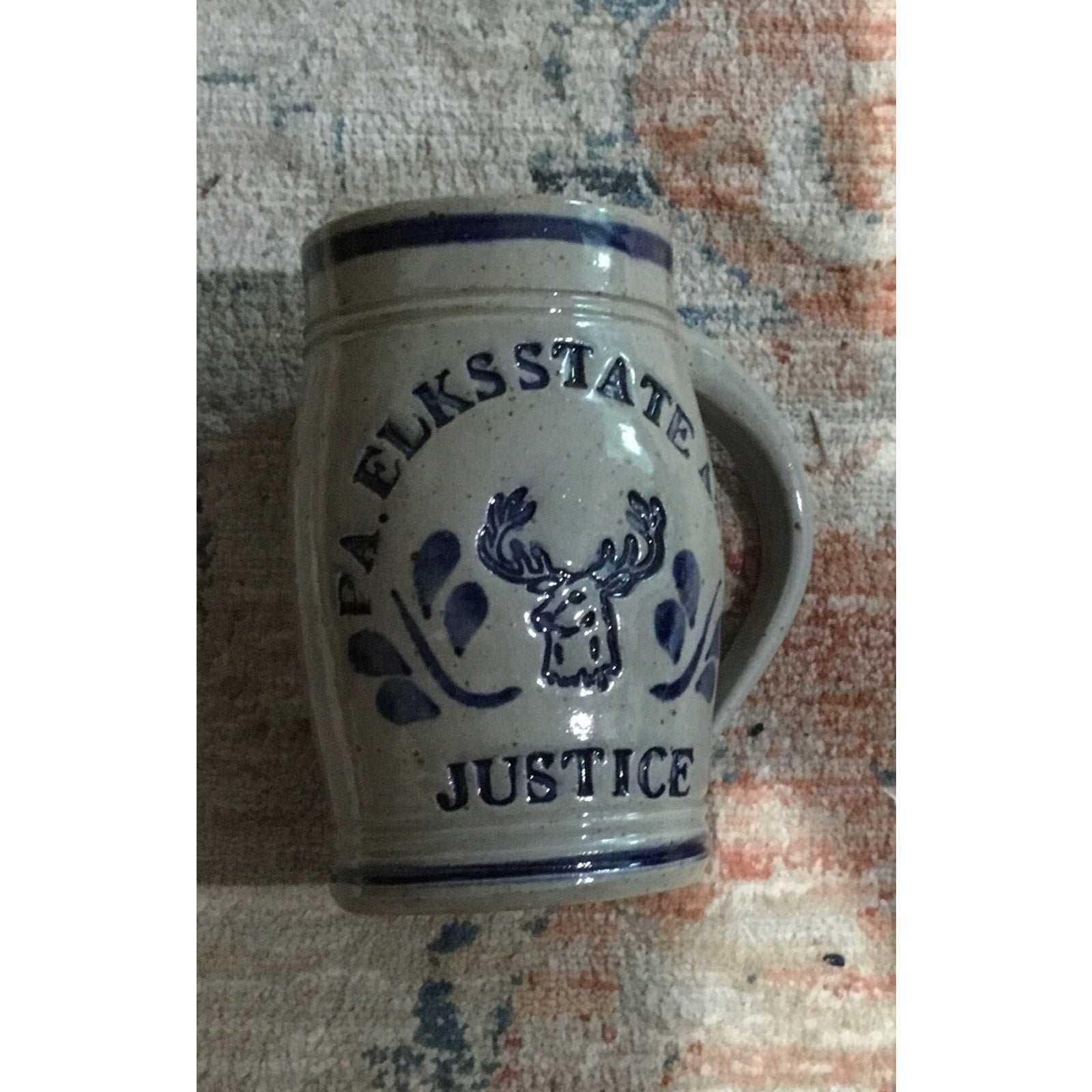 Vintage PA Elks State Association Stoneware Beer Steins Mug Lot of 5 BPOE