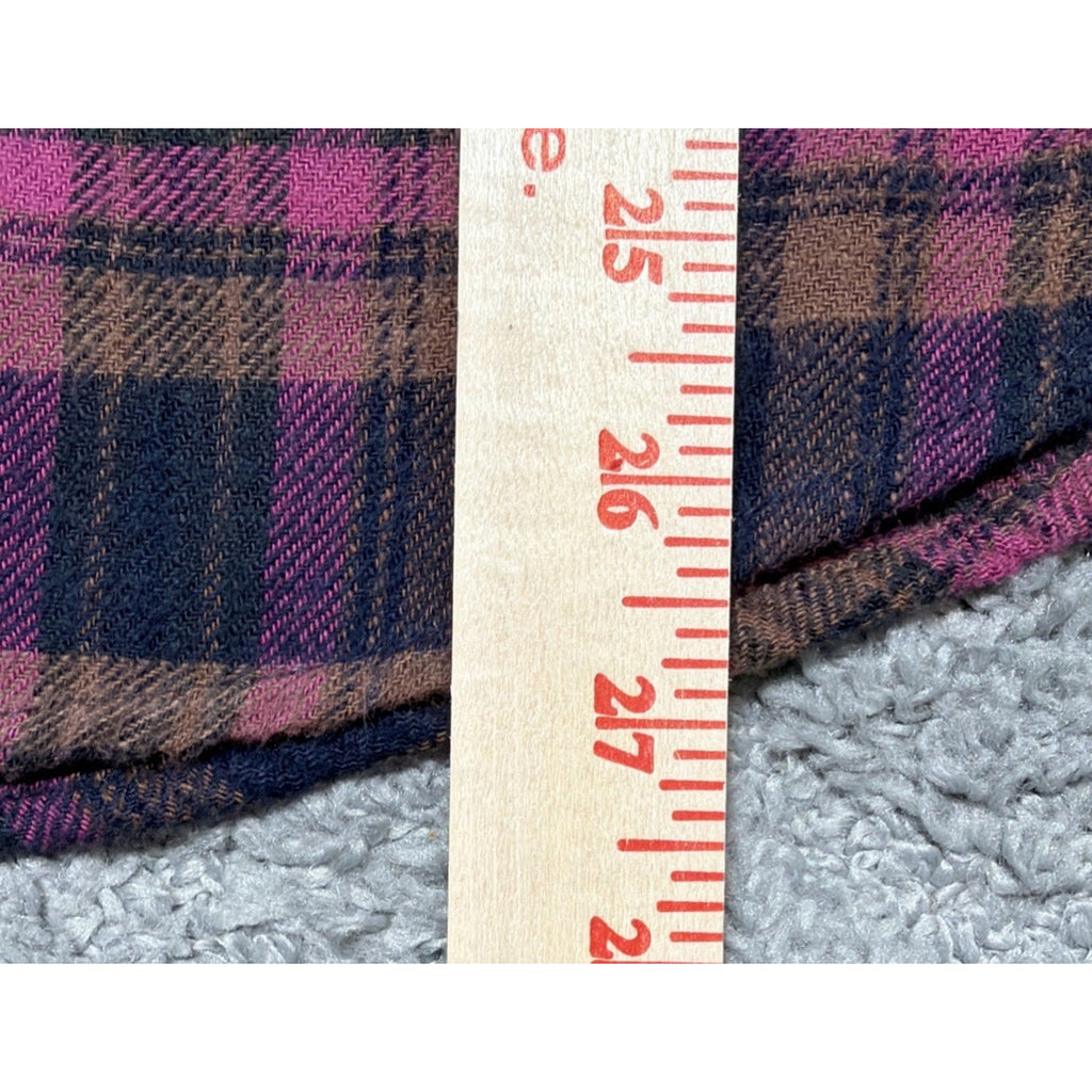 American Eagle Amazingly Soft Shirt Womens M Boyfriend Fit Button Up Plaid