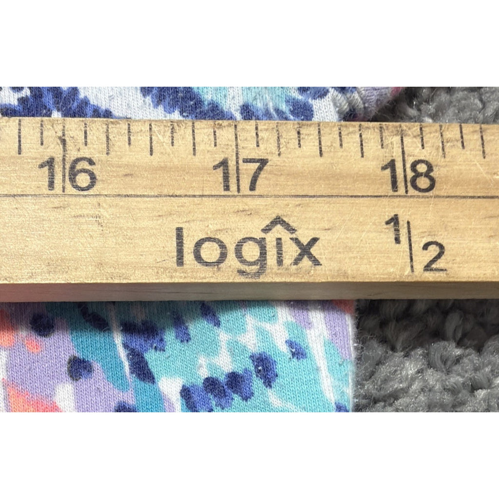 Lilly Pulitzer S Skipper UPf 50 Popover Pink Coral Turquoise Jacket Top