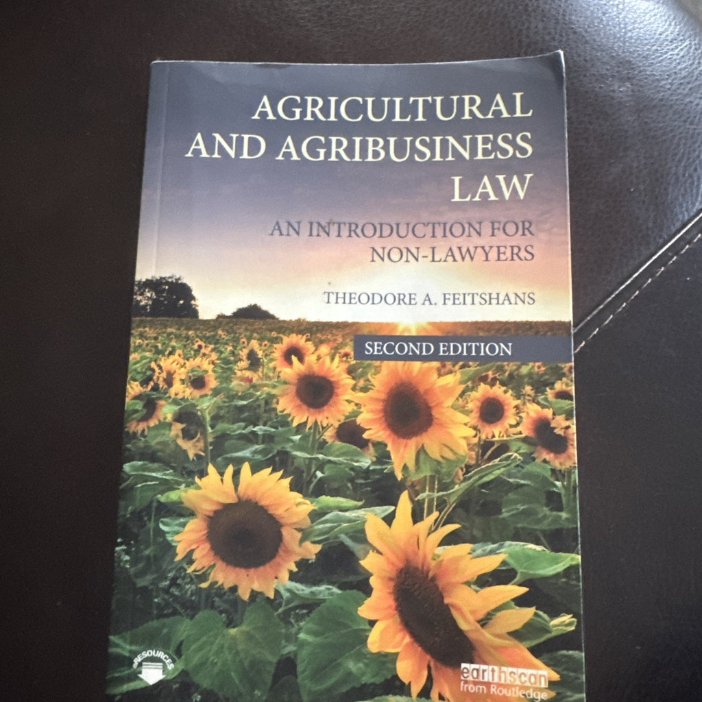 Agricultural and Agribusiness Law: An Introduction for Non-Lawyers