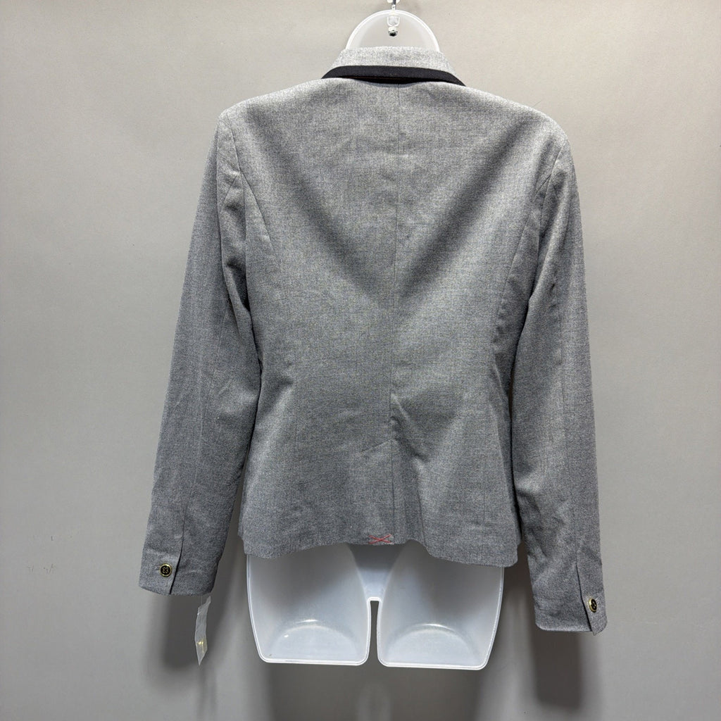 MERONA Blazer 6 Womens Gray Single Button Wool Blend NWT