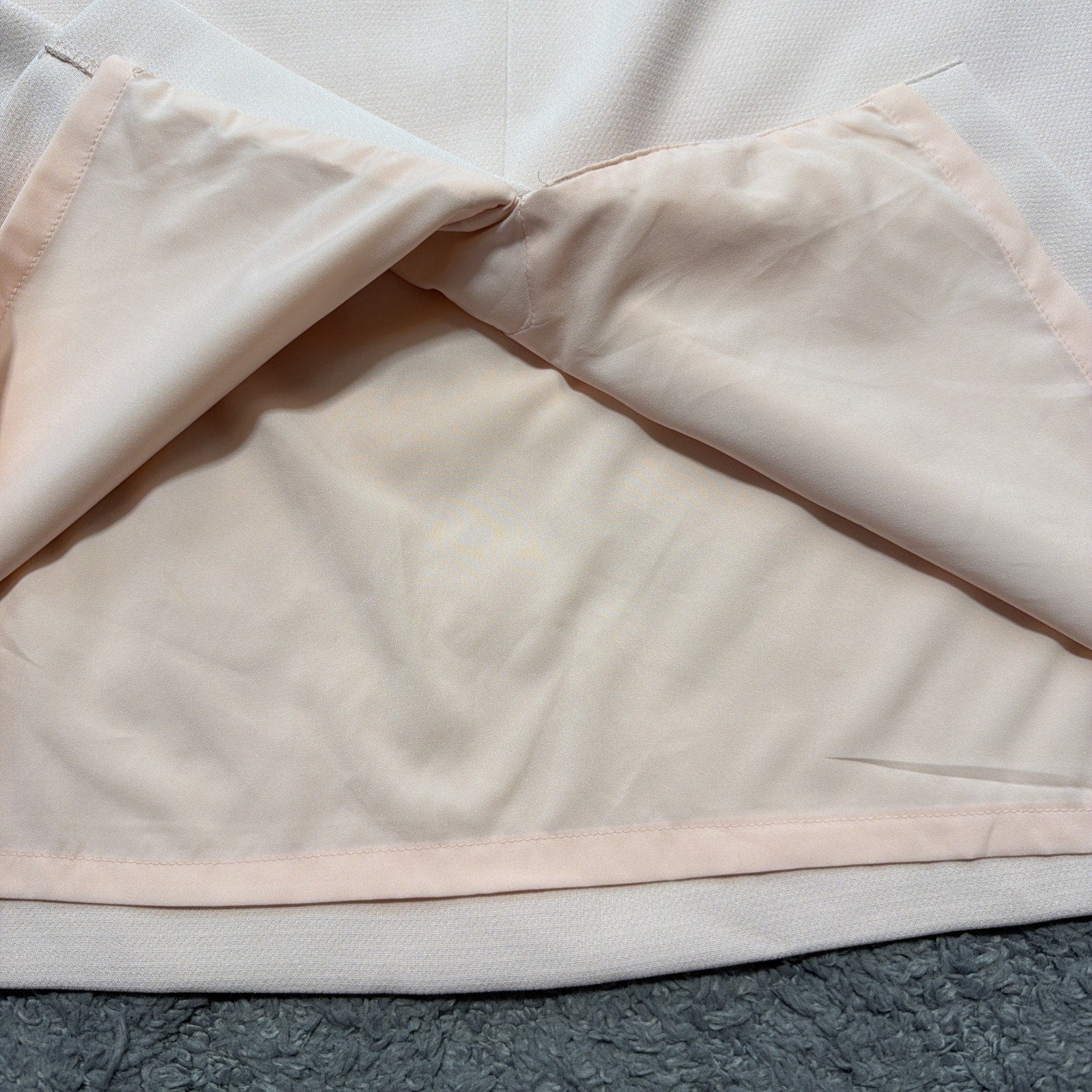 NWT Eva Mendes NY&Co Pencil Skirt Womens Size 16 Blush Pink Career Office Stretc