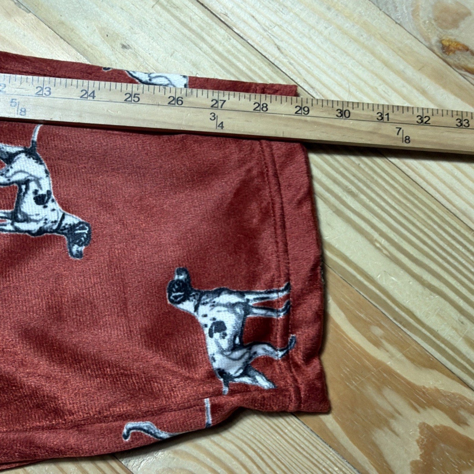 IZOD Men's Red Pointer Dog Print Knit Sleep Pajama Pant NWT Size Medium