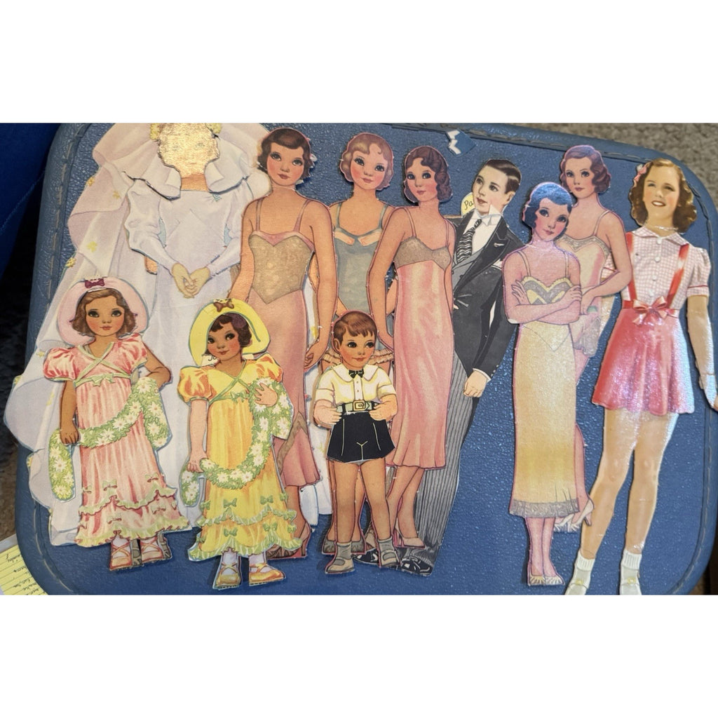 Huge Vintage Paper Dolls Lot 1930s 40s 50s Dolls Clothes Outfits Ephemera 100+