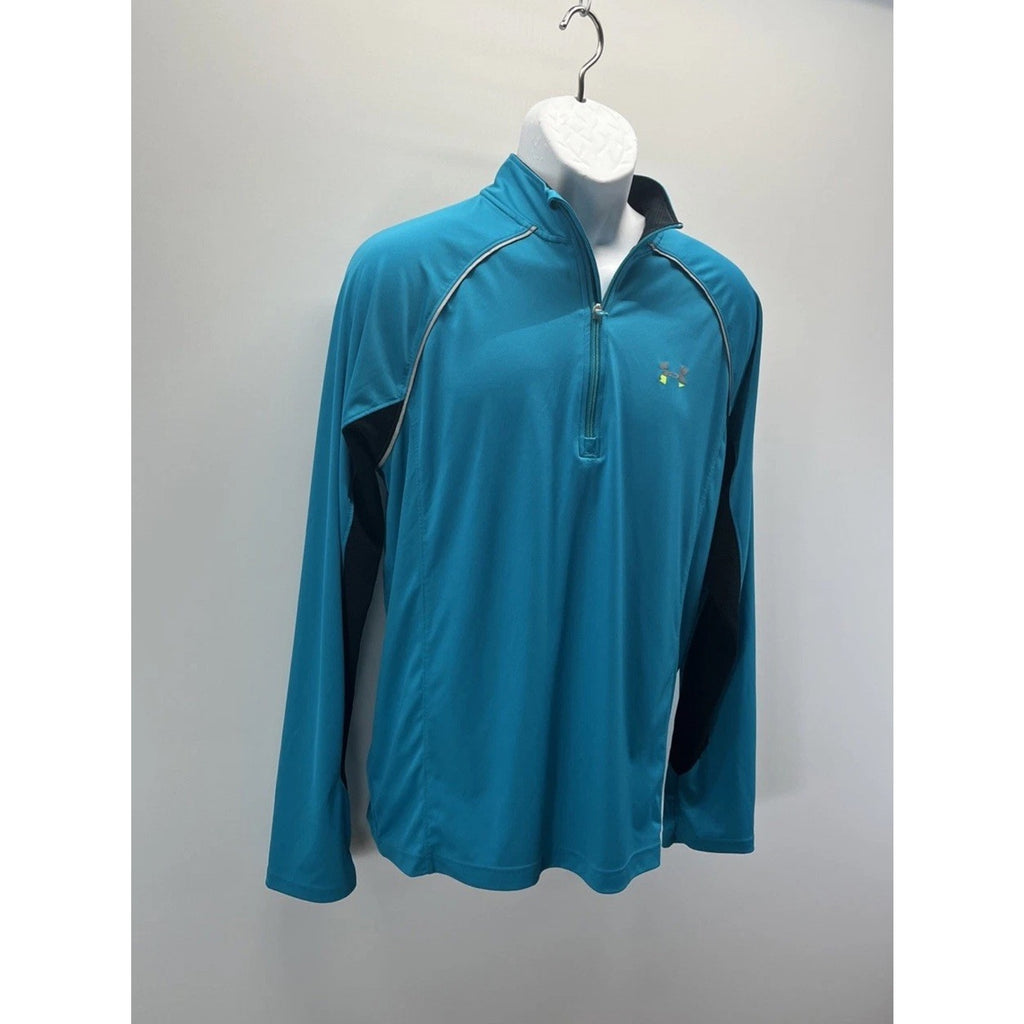 Under Armour pull over Mens Large blue Regular all season gear RUN lightweight