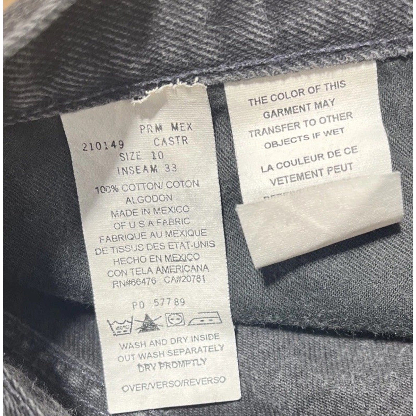 Tommy Hilfiger Women's Sz 10 Black Relaxed Tapered Denim High Waist Jeans 28x32