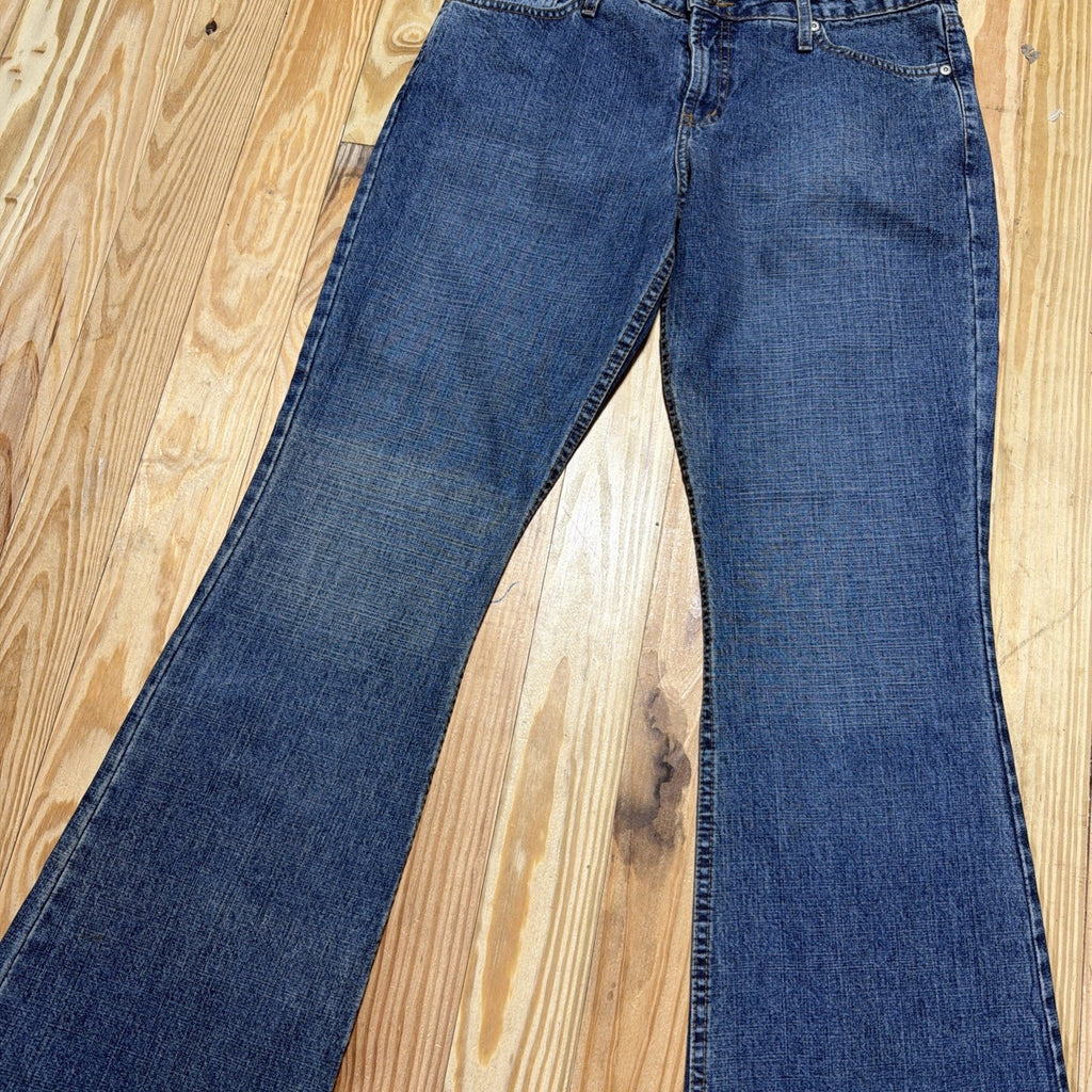 Vtg Arizona Women Low-Rise Y2K Flare Jeans Womens 11 NWT 32x32