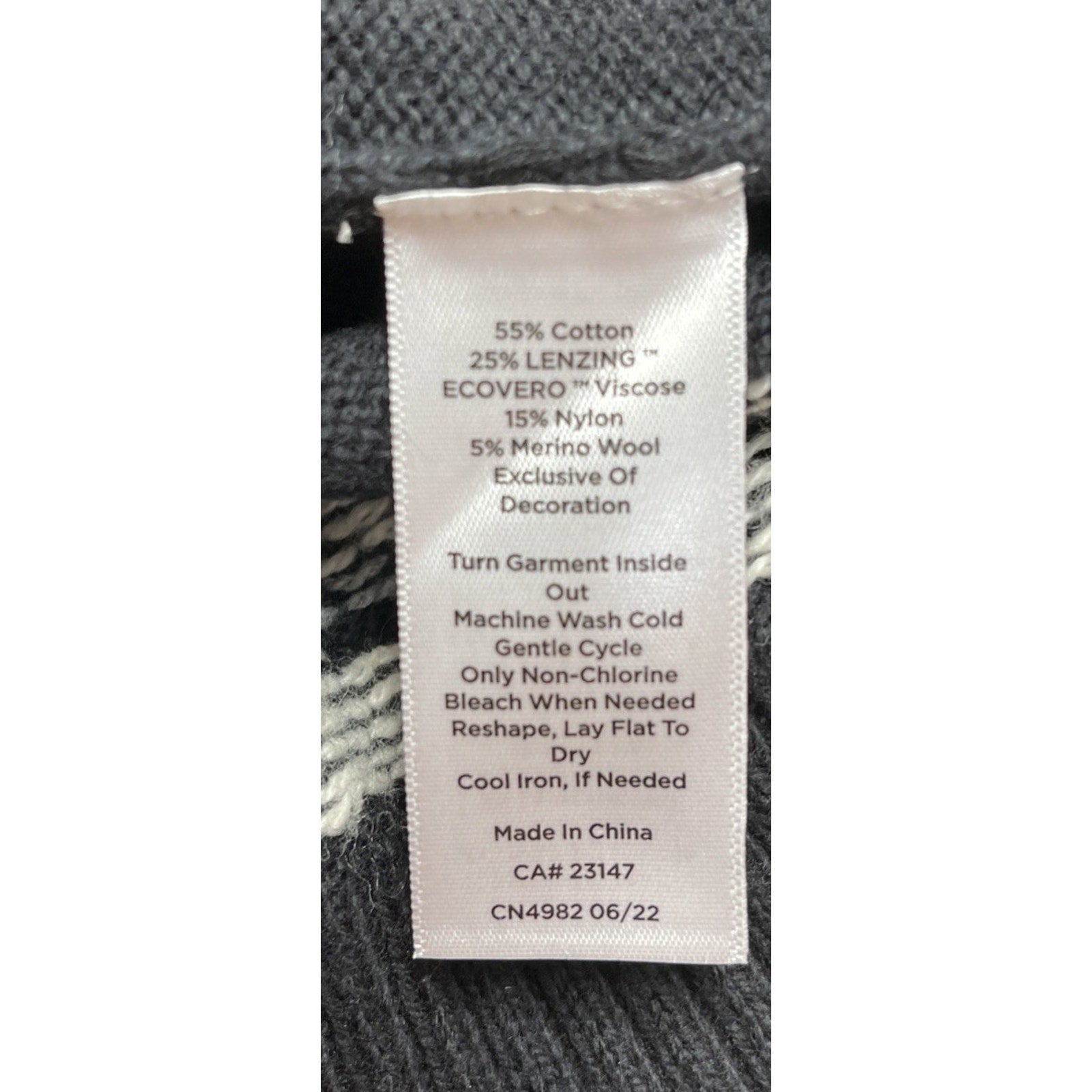 Talbots Merino Wool Cotton Festival Turtle Neck Sweater