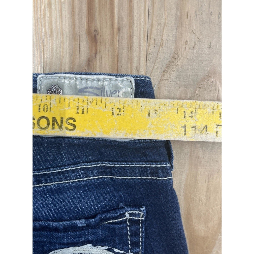 Silver jeans SUKI MID CAPRI 26x22.5