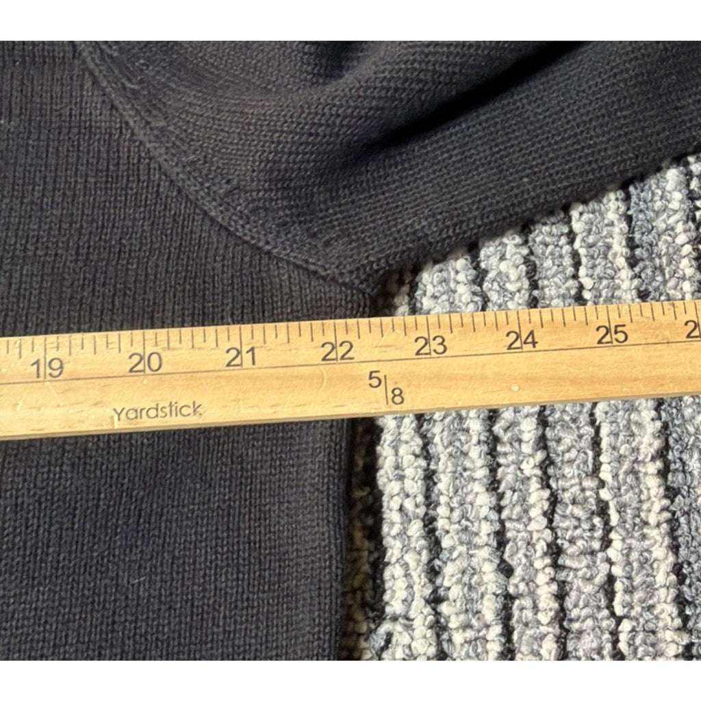Vince Camuto Game Day Soft Sweater Black White Cotton Crewneck Womens M N W Tags